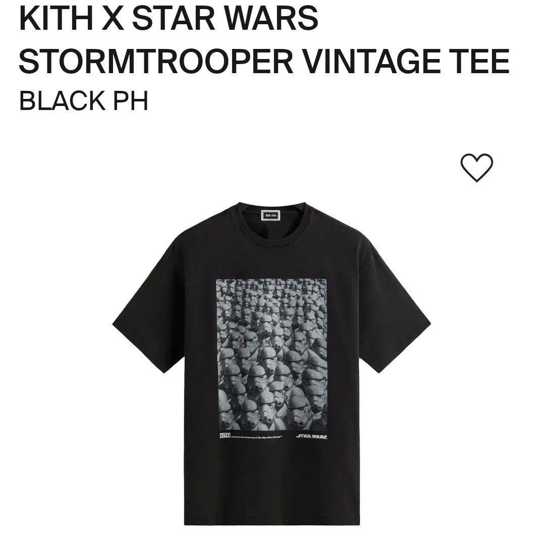 Product image for Kith x Starwars Stormtrooper Tee