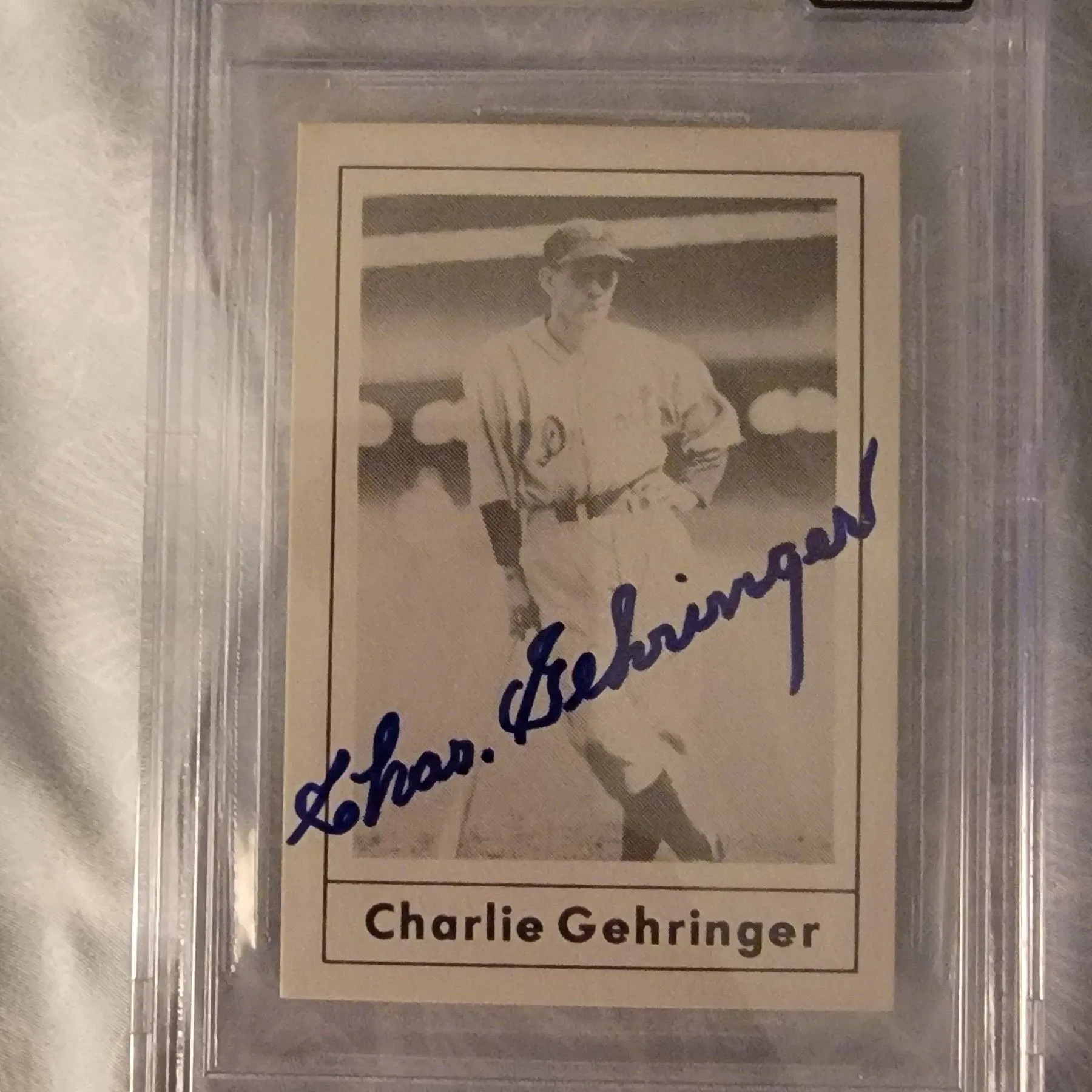 Product image for 1978 Grand Slam Charlie Gehringer Auto