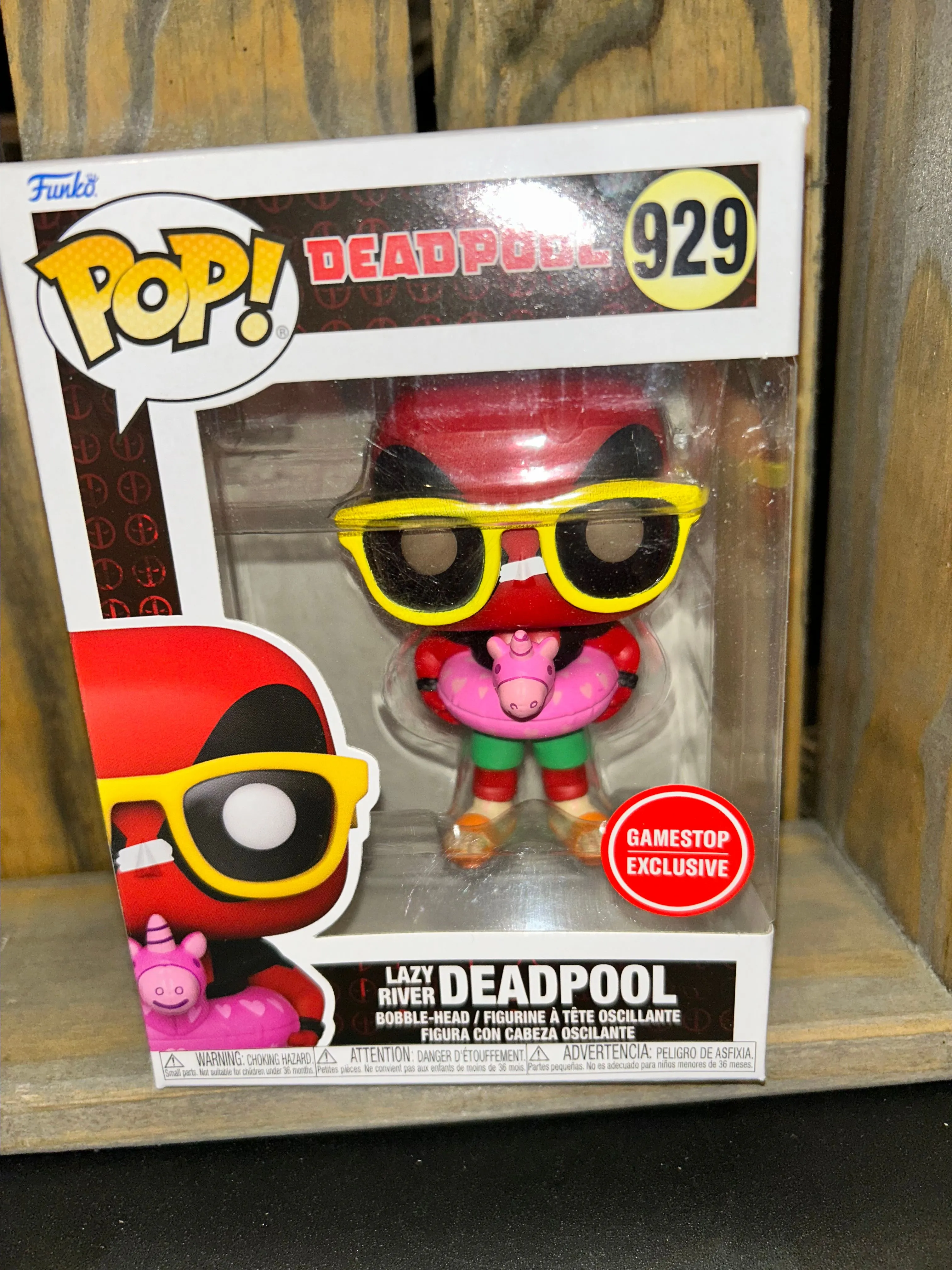 Product image for Funko Pop!: Lazy River Deadpool #929 (Gamestop Exclusive)