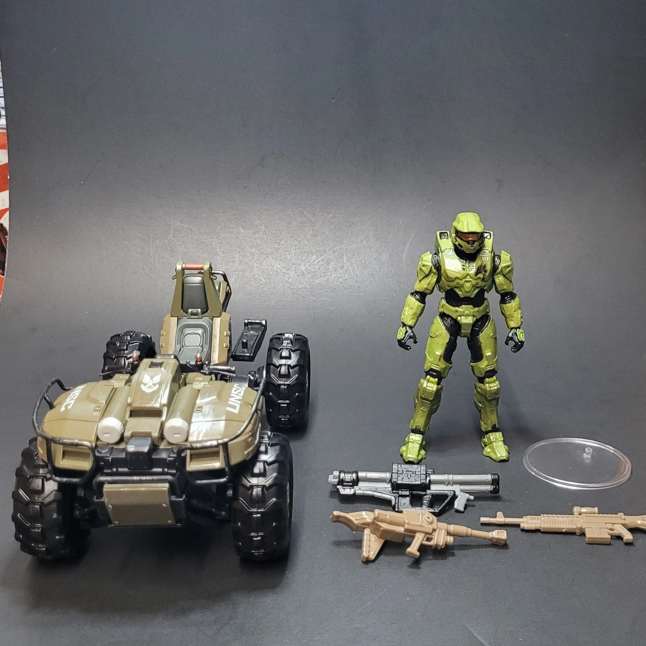 Product image for Halo Master Chief w Mongoose Vehicle