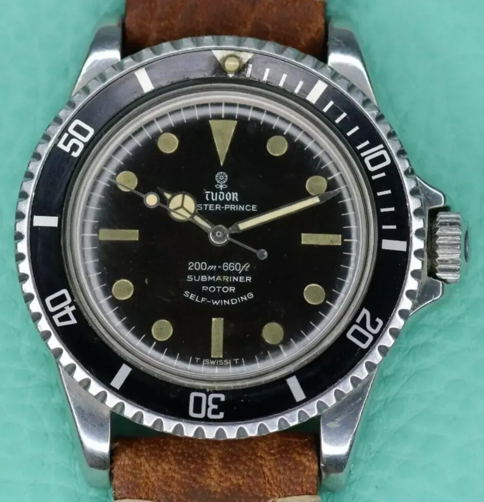 Product image for 1967 Tudor Submariner ref. 7928 Gilt Chapter Ring Vintage Dive Wristwatch Watch