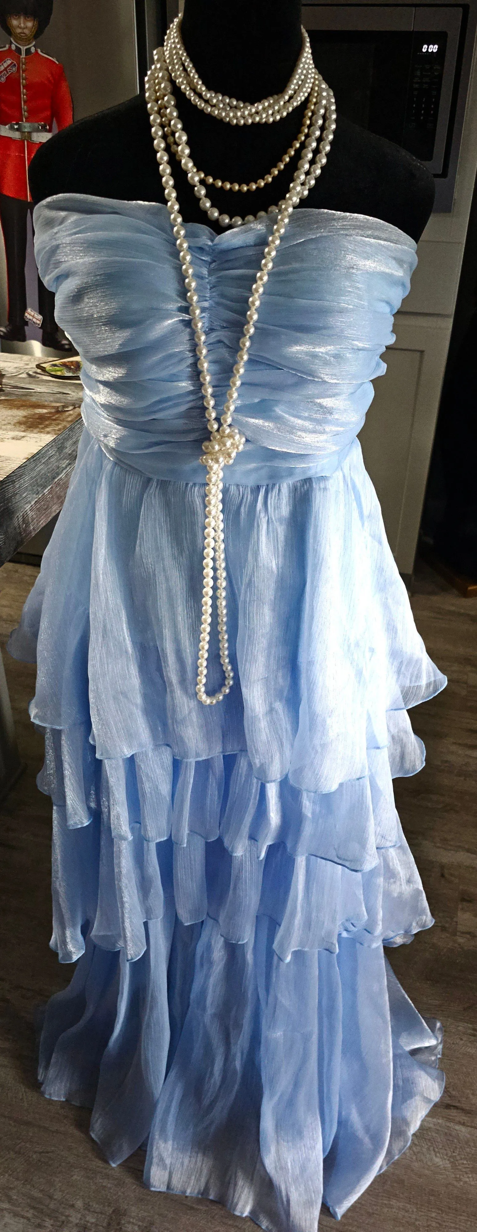 Product image for #60 Light Blue formal Dress XL