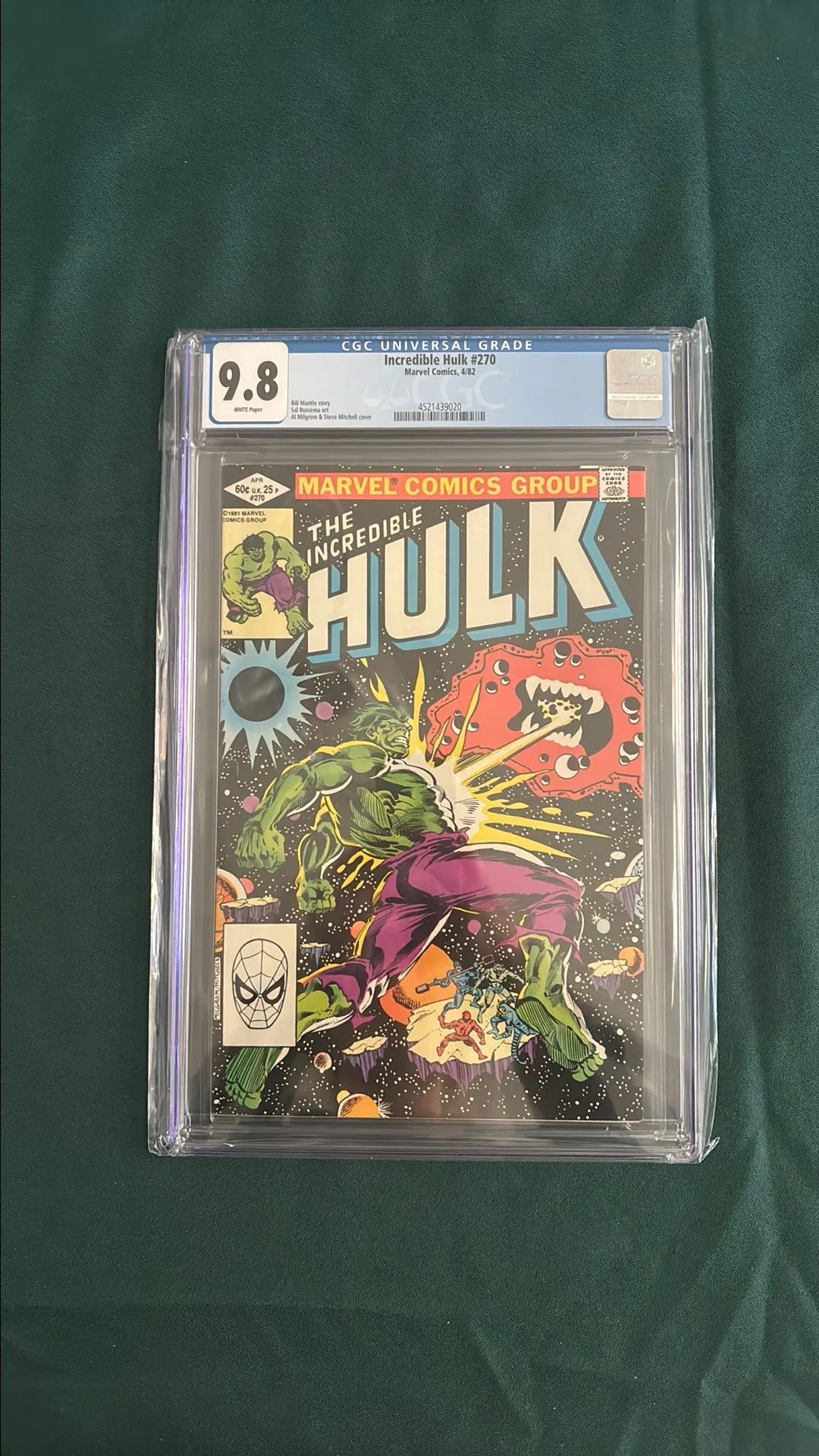 Product image for Incredible Hulk #270 CGC 9.8