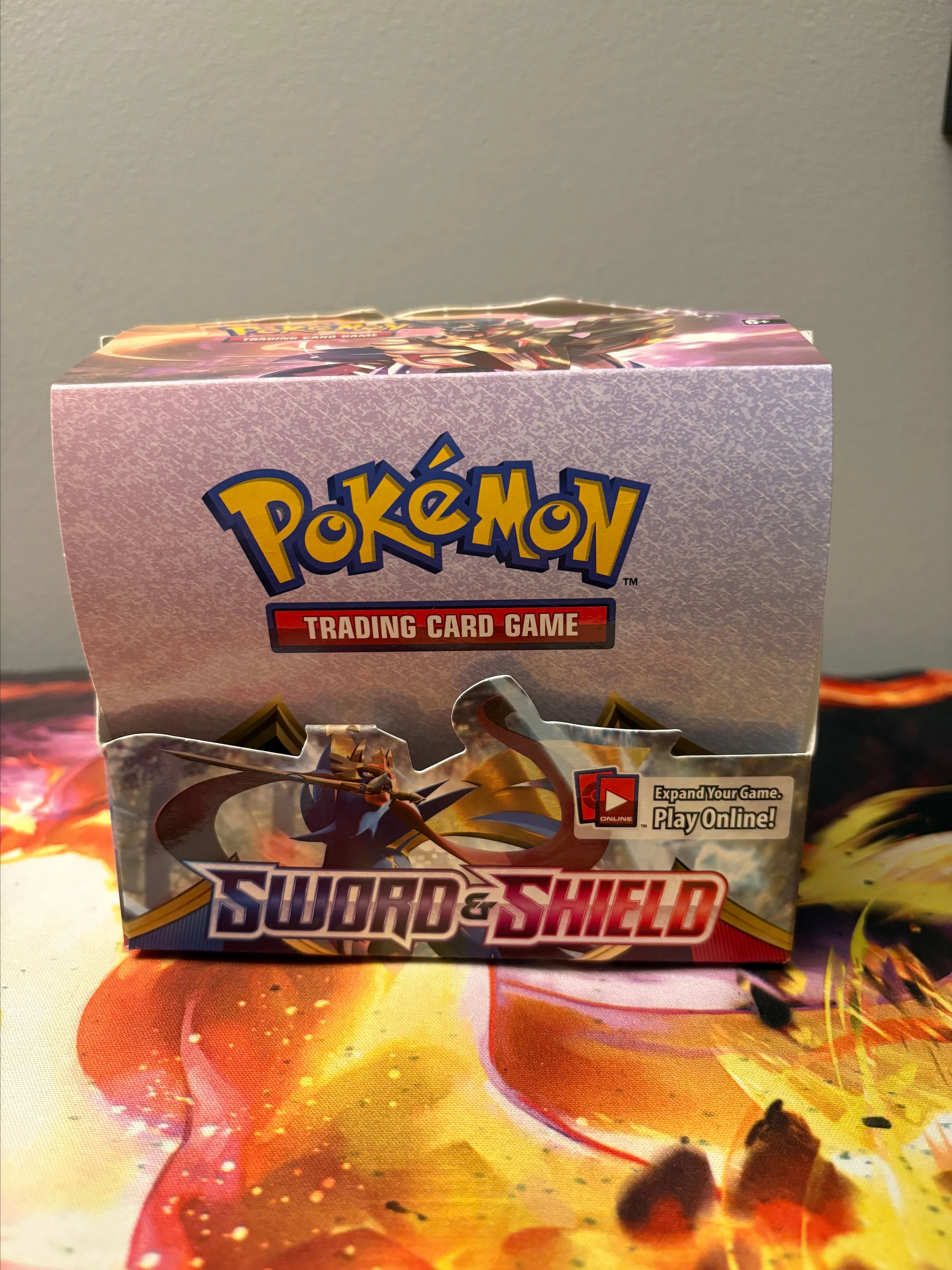 sword & shield base set booster box Pokemon Sword and Shield Base Set Booster Box w/ Magnetic Acrylic Case main image 1