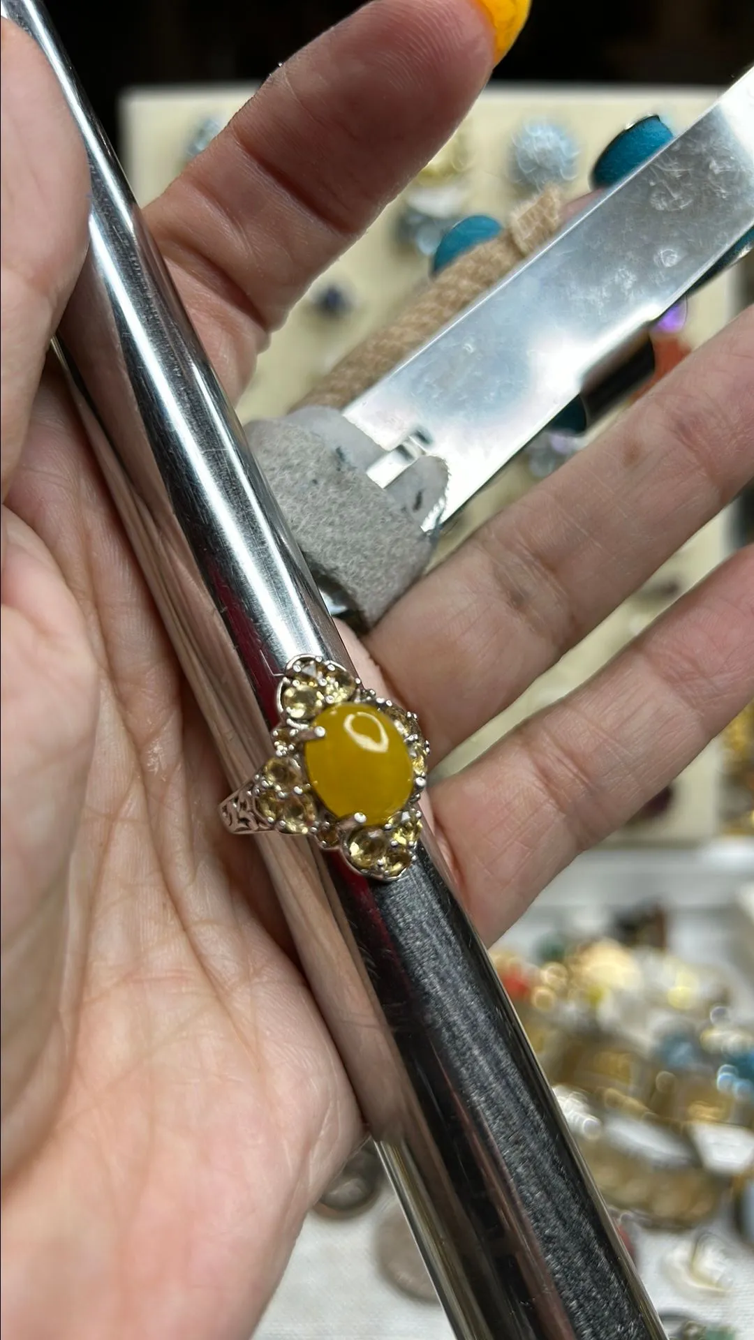 Product image for STERLING D’JOY GENUINE SZ 7 RING