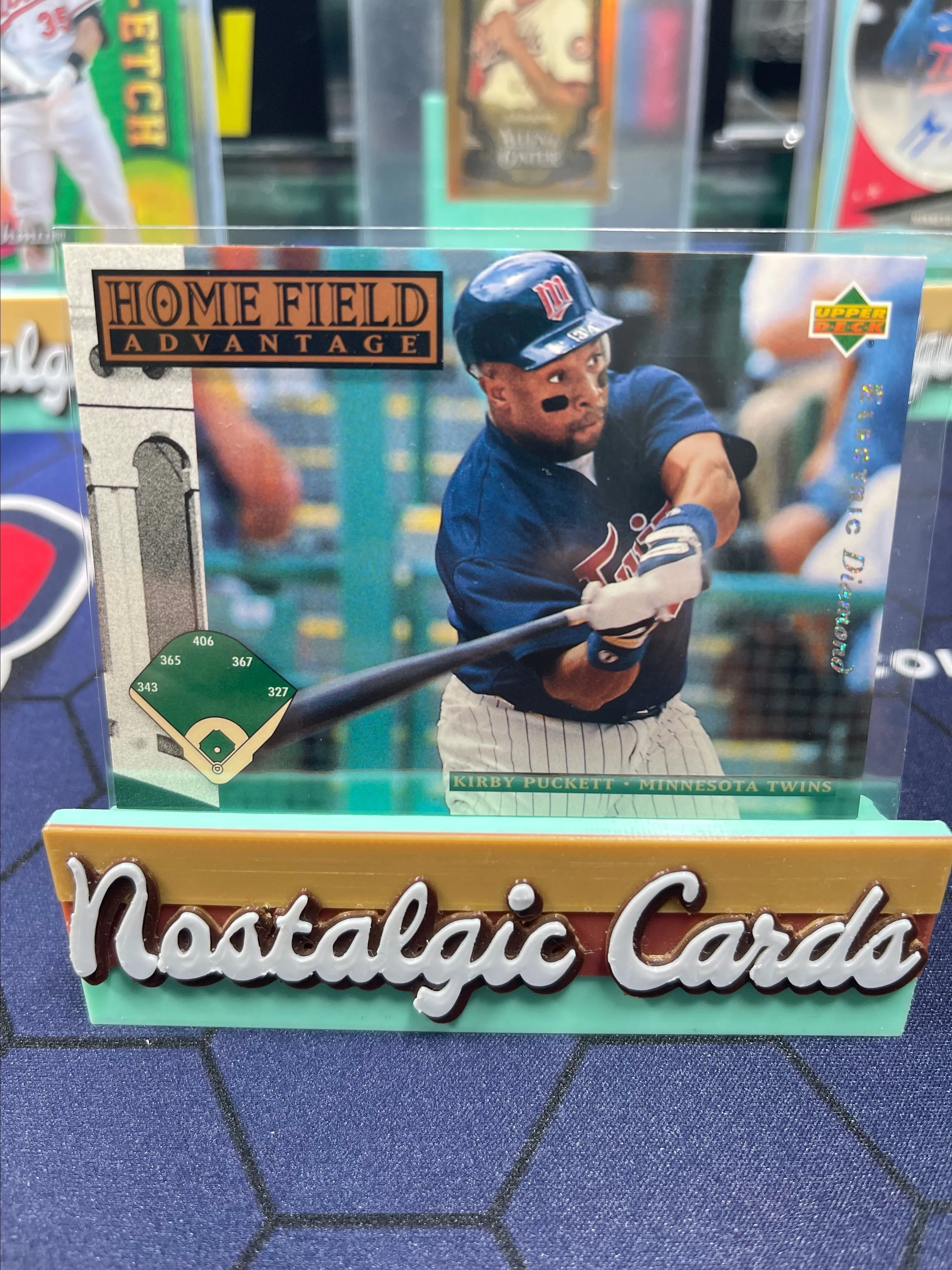 Product image for Kirby Puckett 1994 Upper Deck <Home Field Electric Diamond> MIN Twins