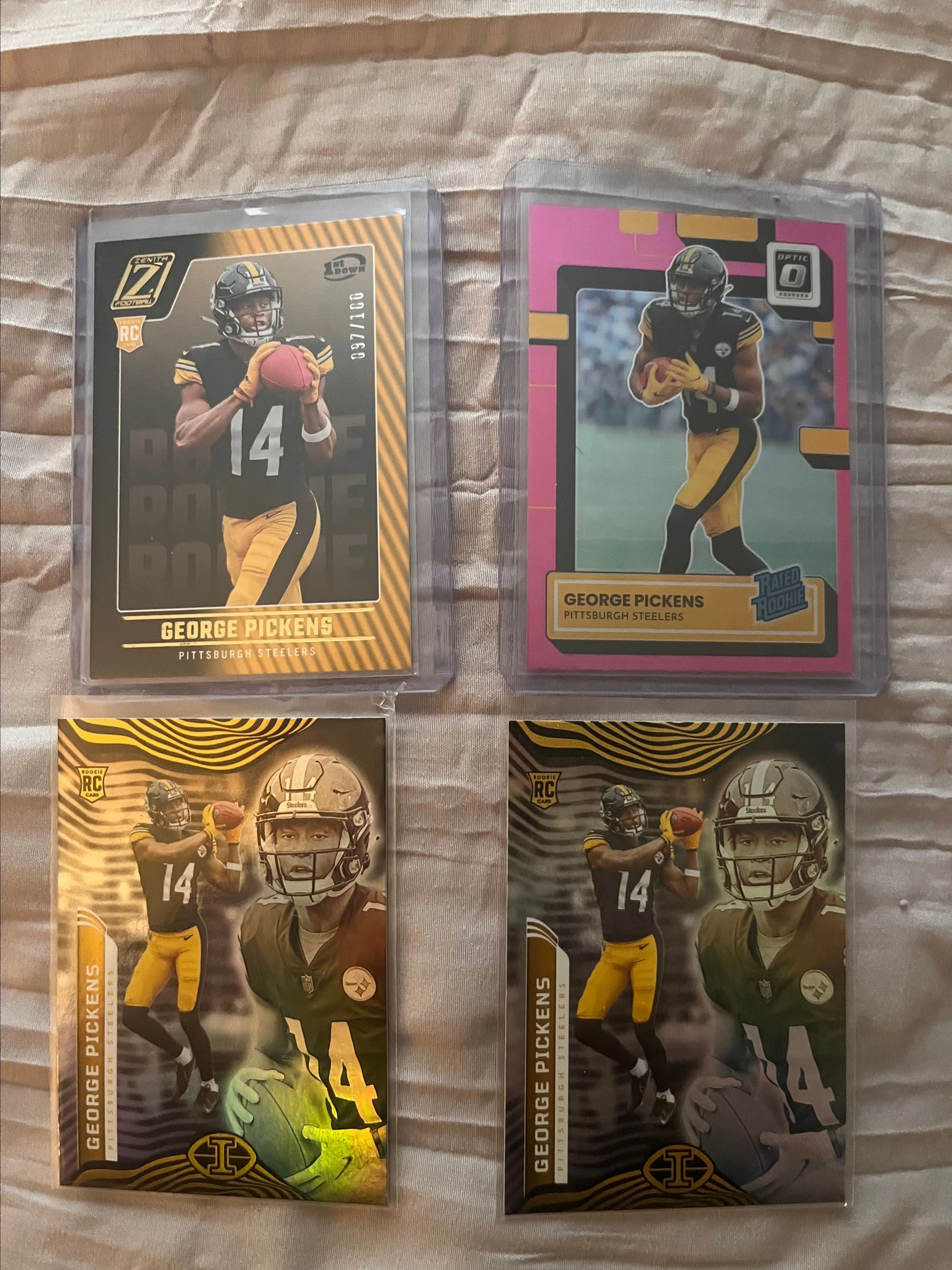 Product image for George Pickens RC Lot - Steelers/Cowboys