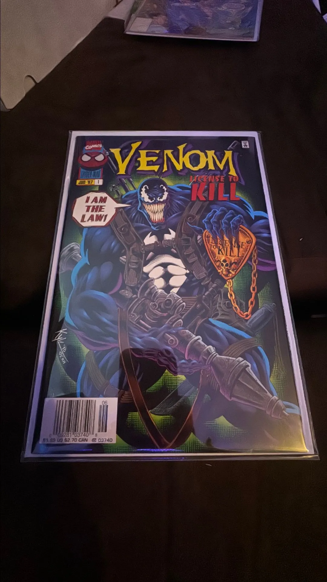 Product image for Venom: License to Kill 1 (Rare Newsstand) Near Mint