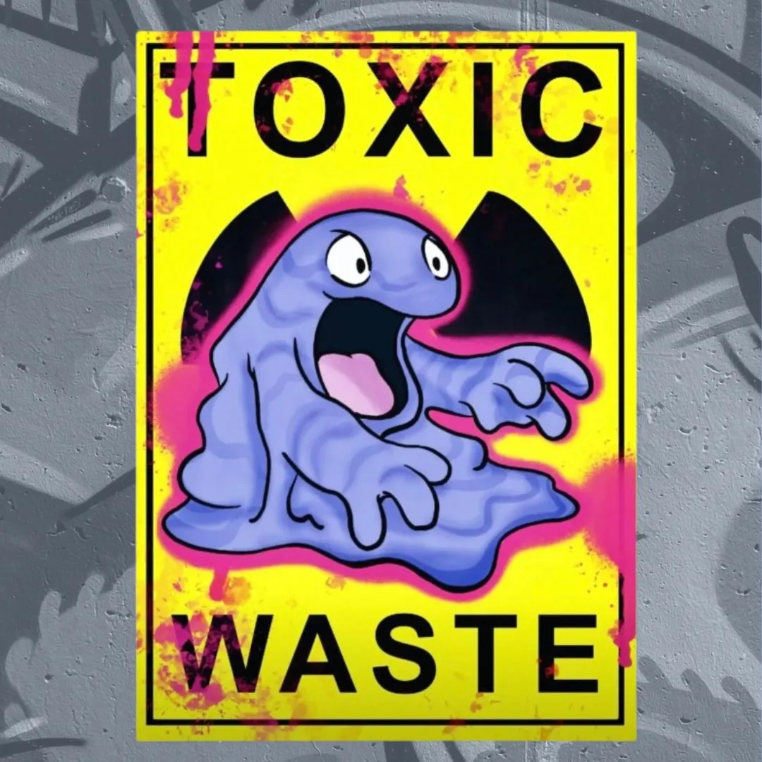 Product image for Toxic waste grimer print A5