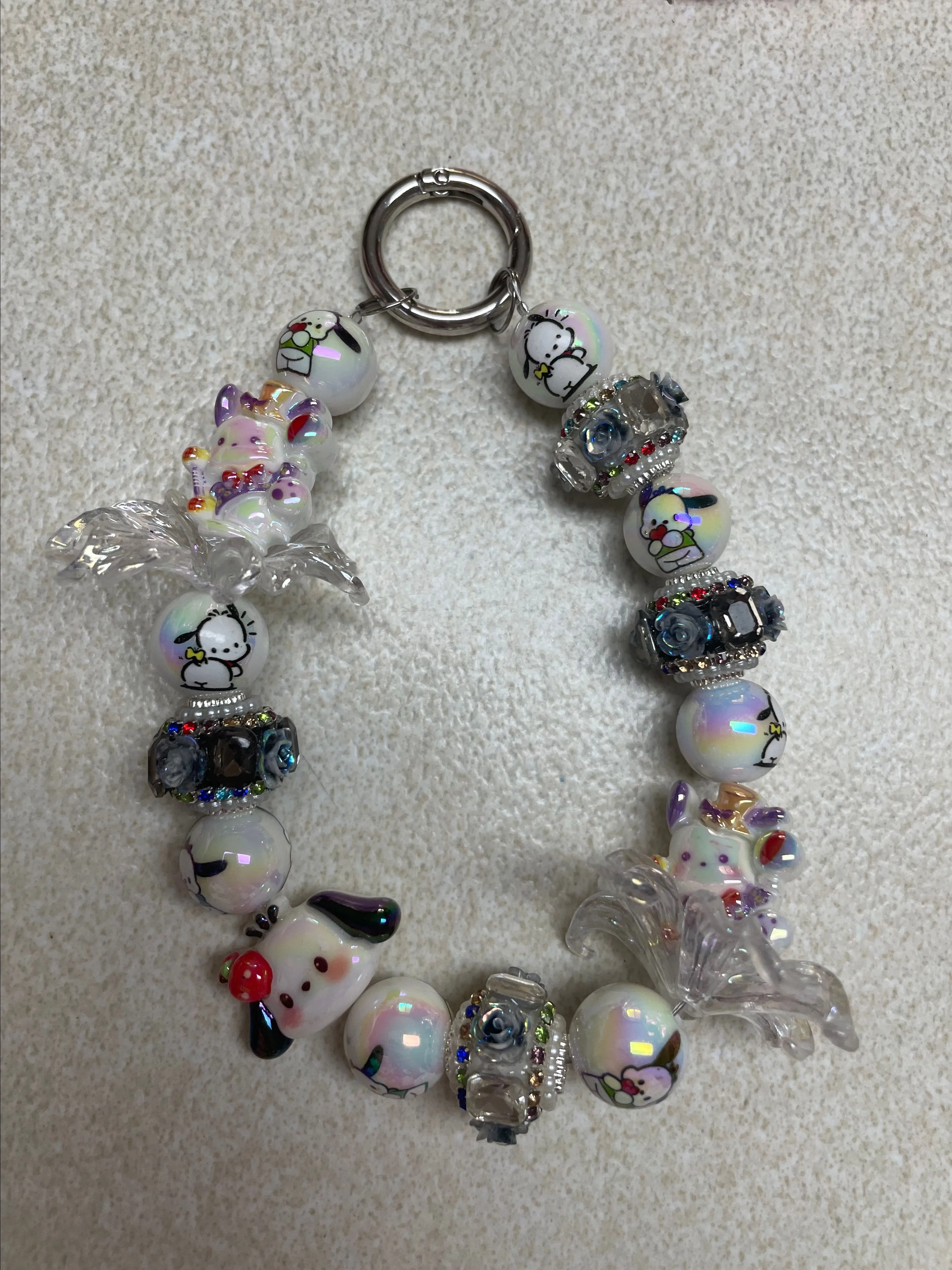 Product image for Pochacco Jester Handmade Bag Charm