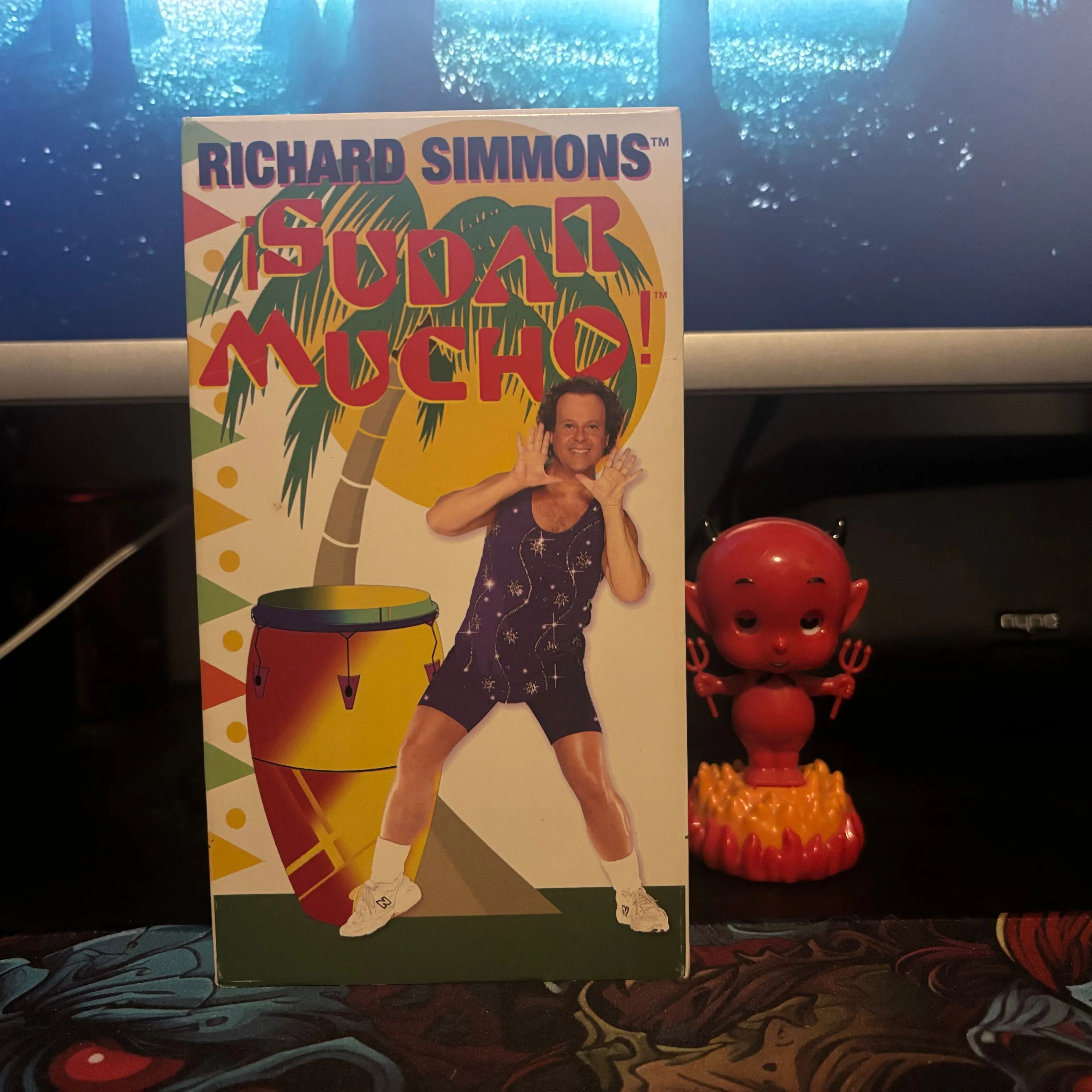 Product image for Richard Simmons' ¡SUDAR MUCHO! (2001) HTF Workout Spanish Music VHS [Goodtimes]