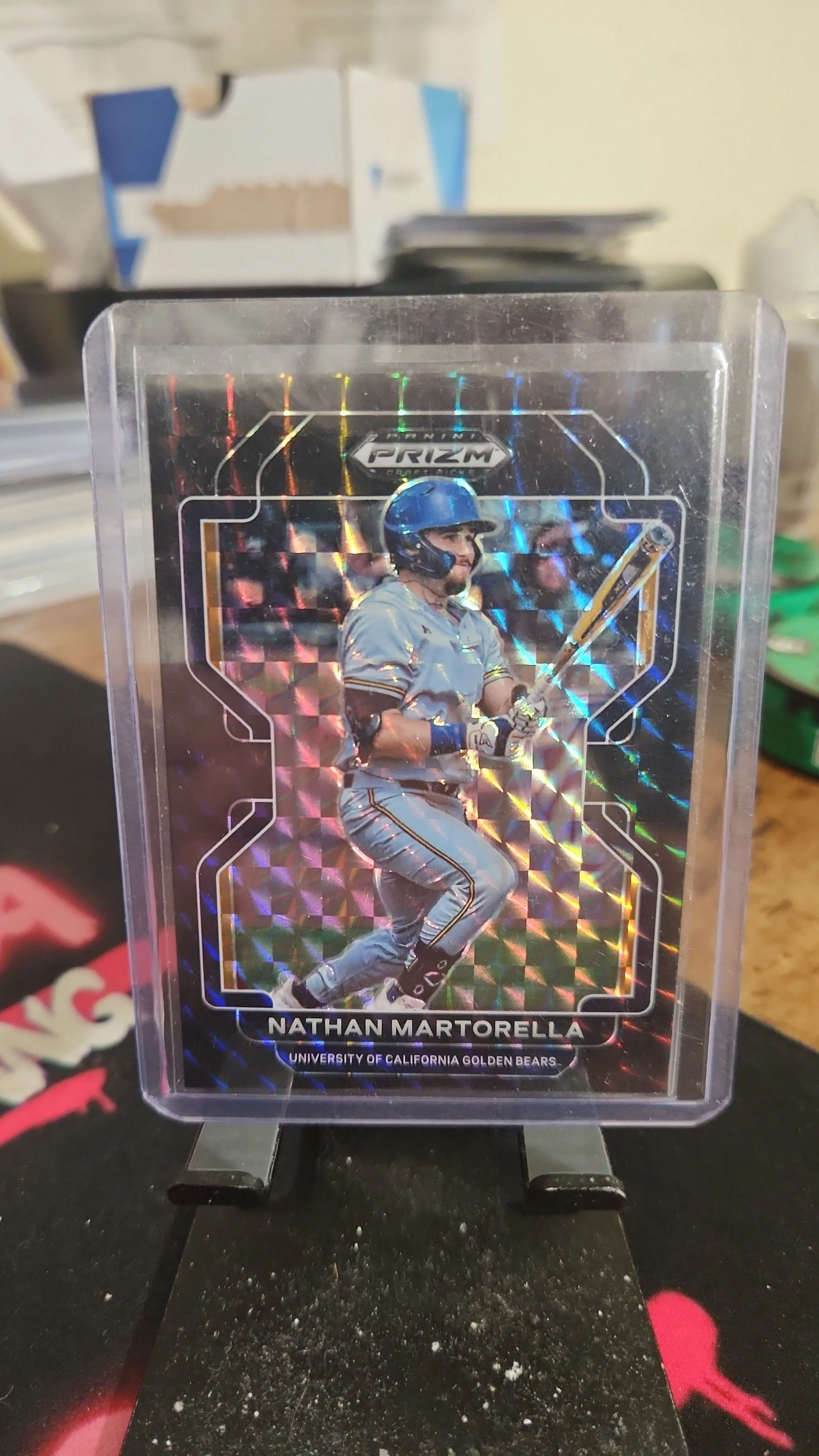 Product image for 2022 Prizm Draft Picks Baseball Nathan Martorella Black Finite Parallel #1/1 Marlins
