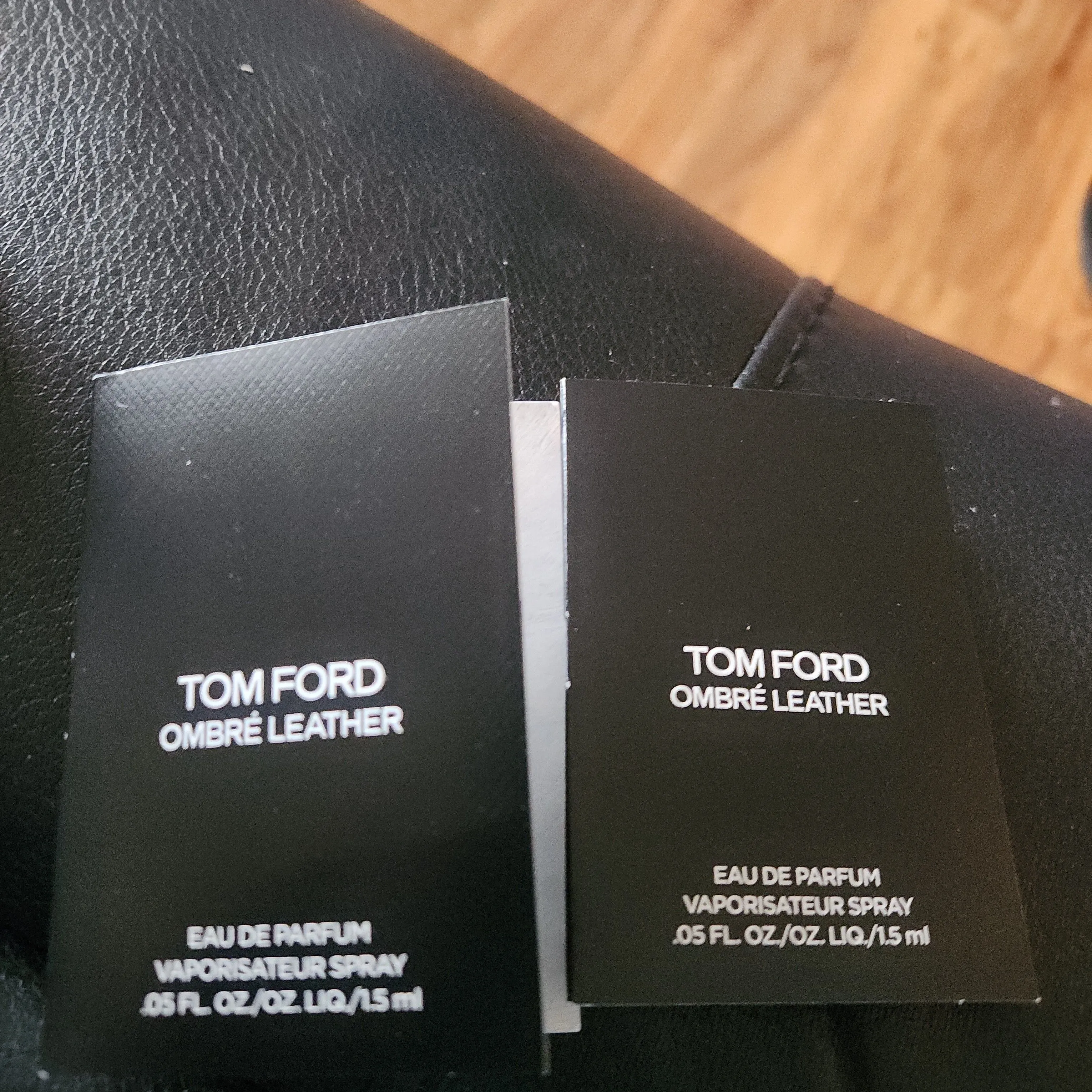 Product image for 2 Tom Ford Ombre Leather Eau De Parfum Sample Spray 1.5 ml  05 fl oz