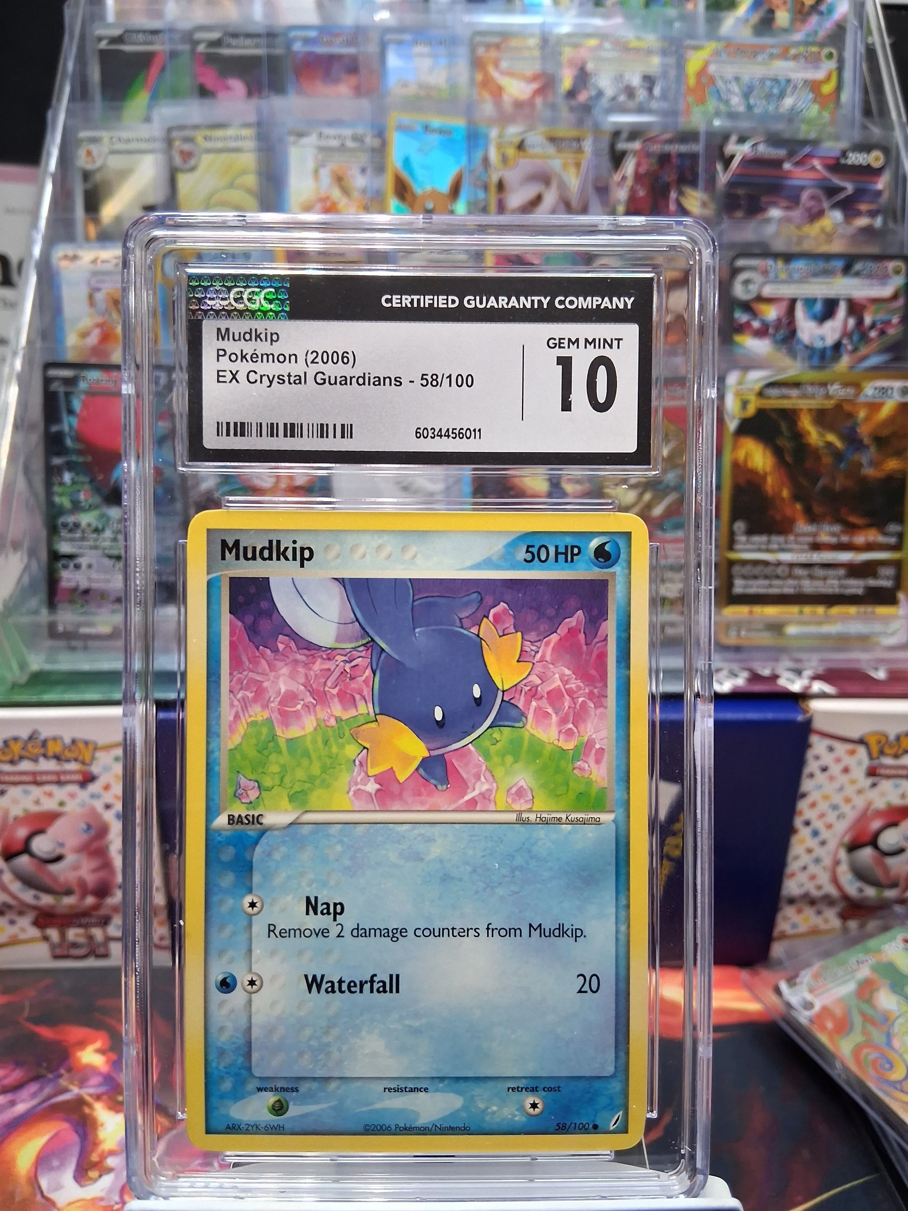 MUDKIP EX CRYSTAL GUARDIANS 58/100  Whatnot: Shop, Sell, Connect