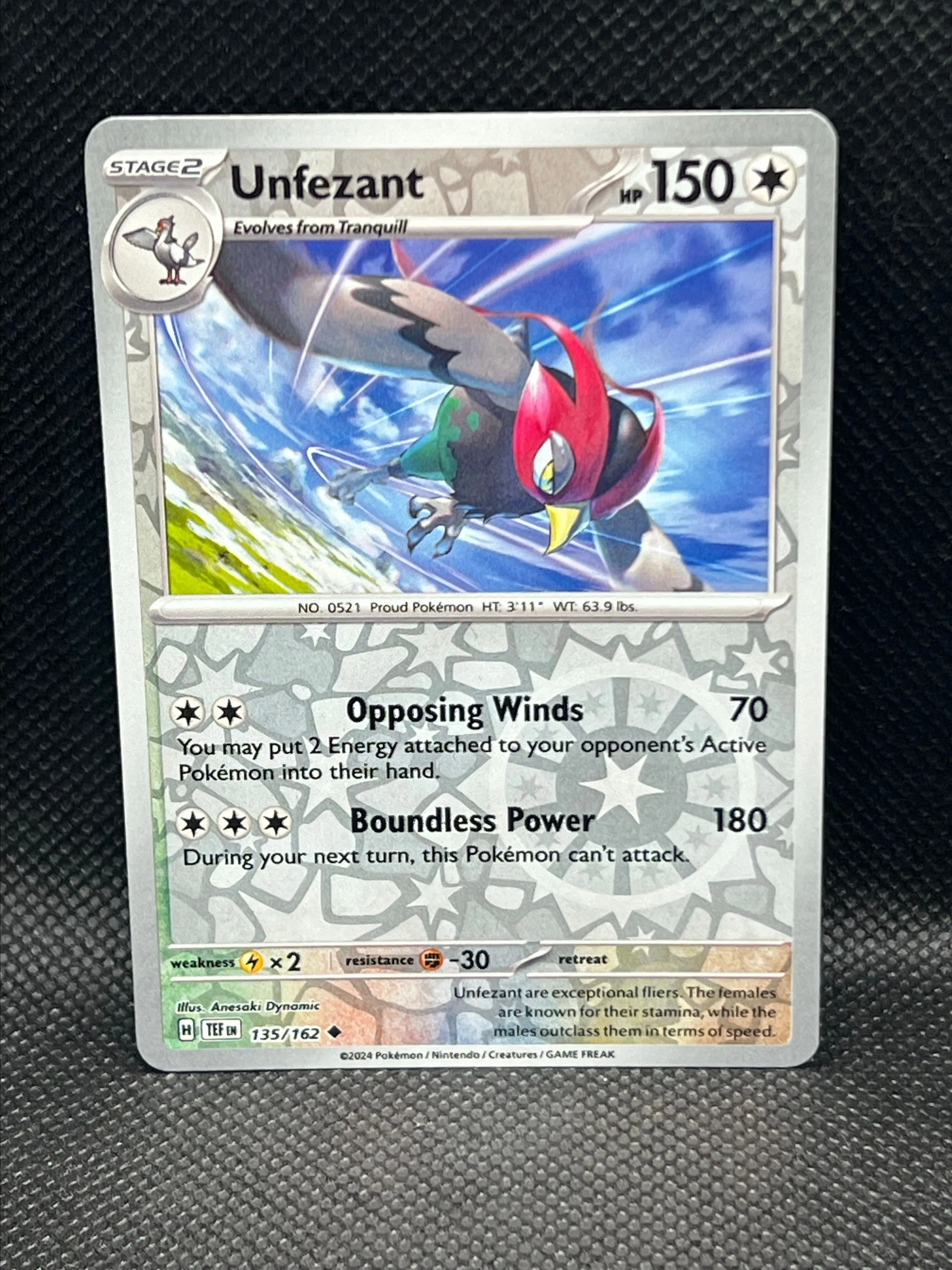 Pokmon TCG Unfezant Reverse Holo 135/162  Whatnot: Shop, Sell, Connect