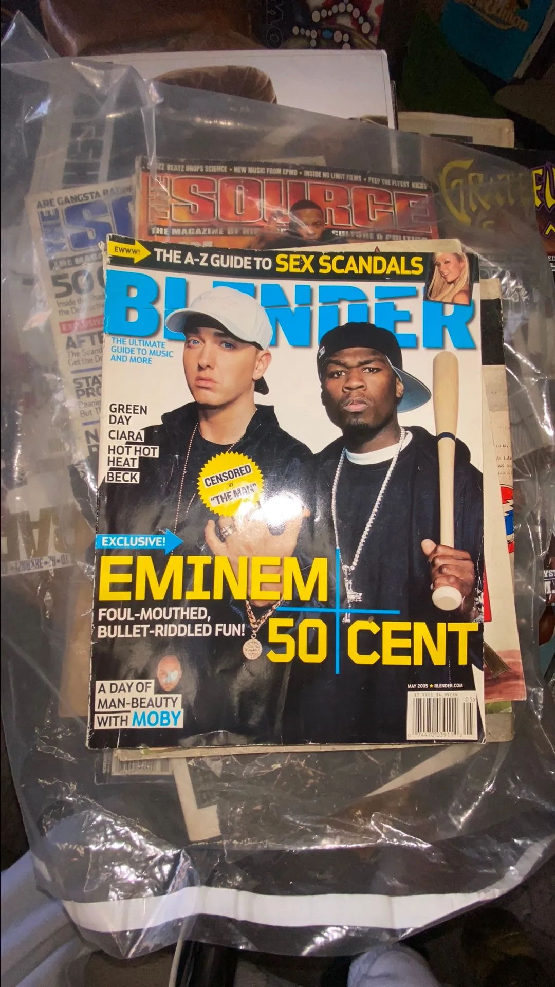Product image for Eminem 50 cent blender magazine used l