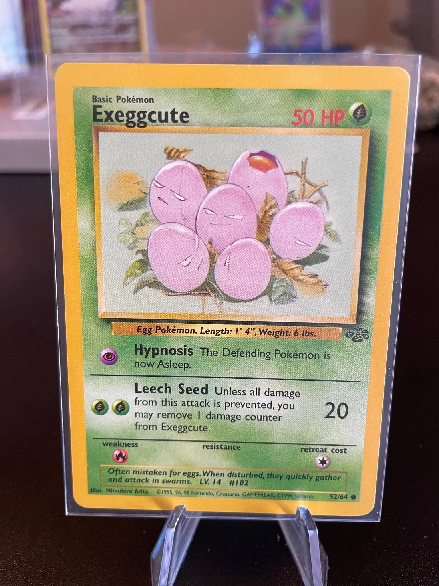 Exeggcute #52/64 Jungle Pokemon Card 1999  Whatnot: Shop, Sell, Connect