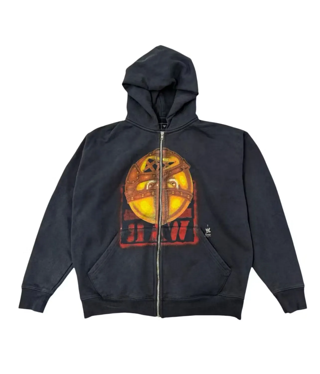 Product image for Travis Scott x WWE Mankind Zip Up Hoodie