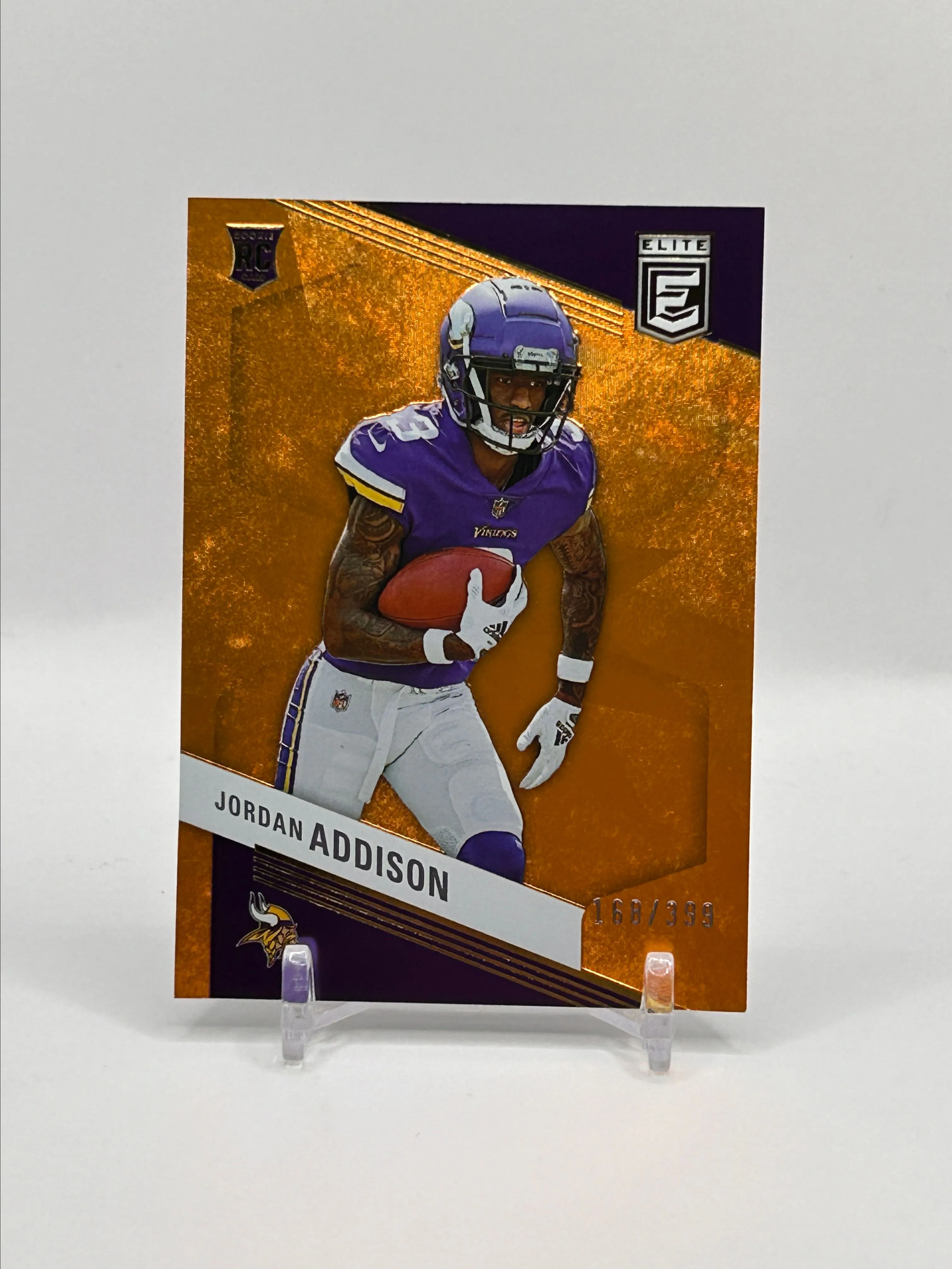 Product image for 2023 Donruss Elite Football • Jordan Addison Orange /399 Rookie
