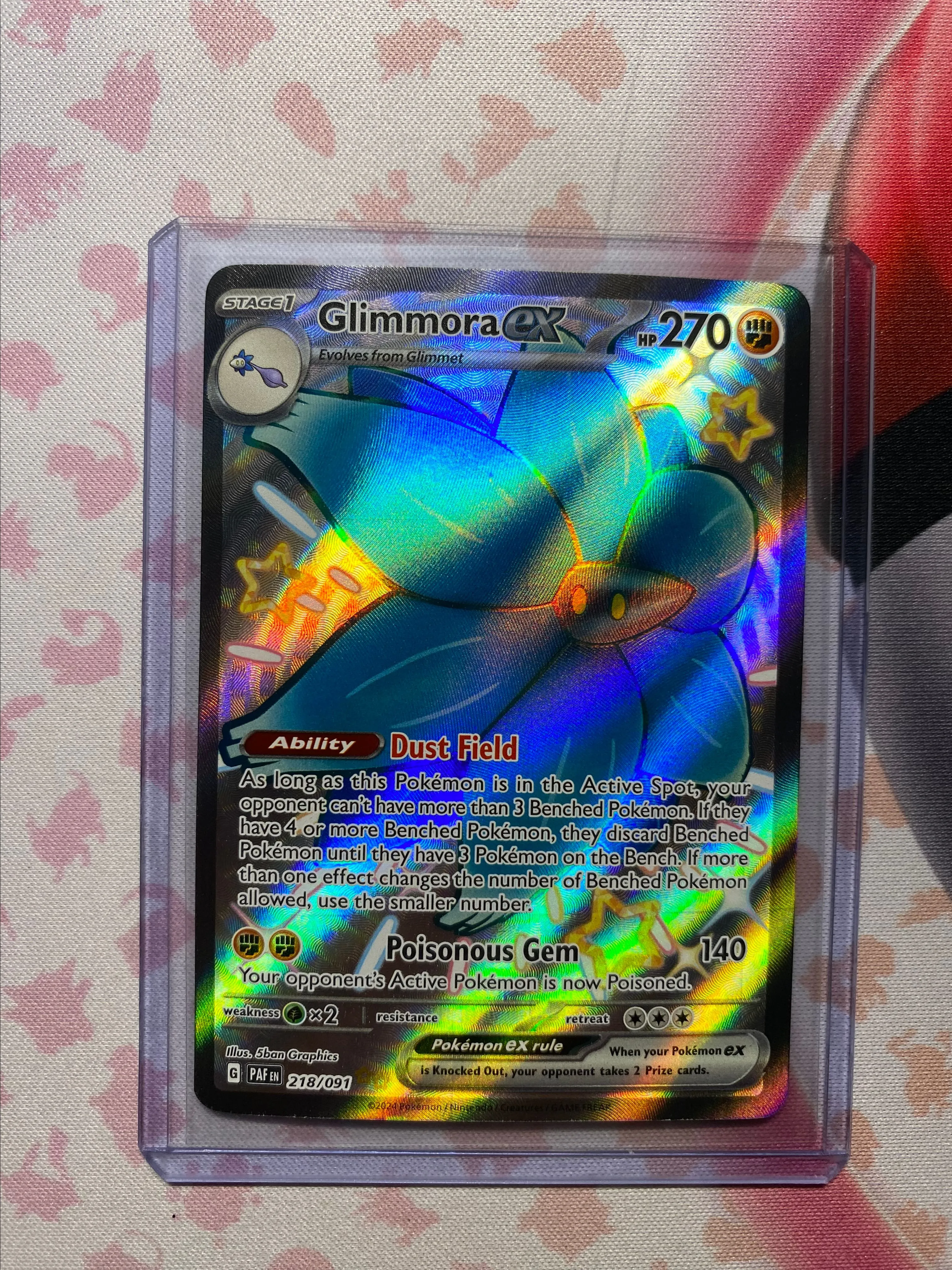 Glimmora Ex [Shiny Full Art] - (218/091)  Whatnot: Shop, Sell, Connect