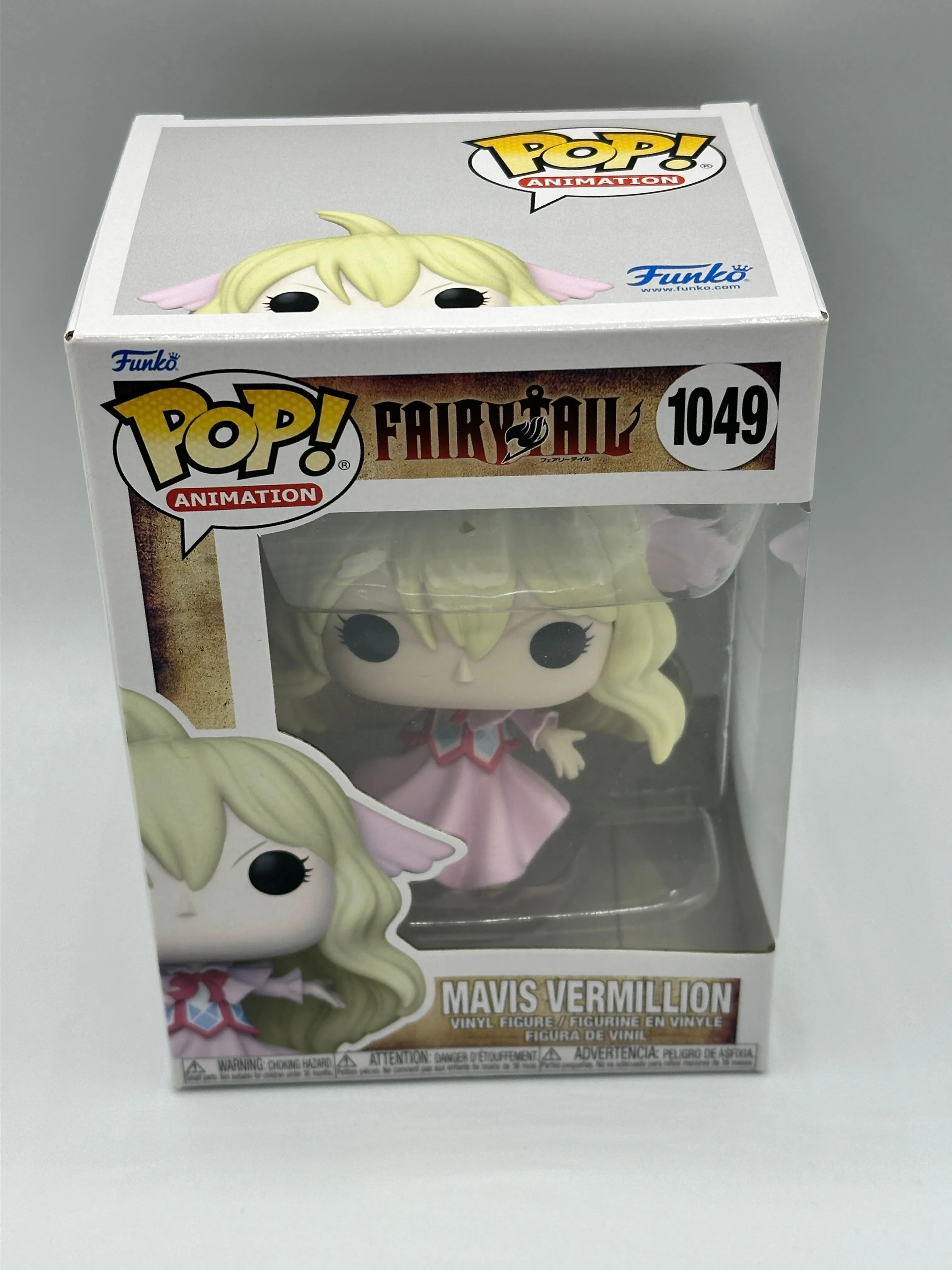 Product image for FUNKO POP - ANIMATION - FAIRY TAIL - MAVIS VERMILLION 1049 + POP PROTECTOR CASE