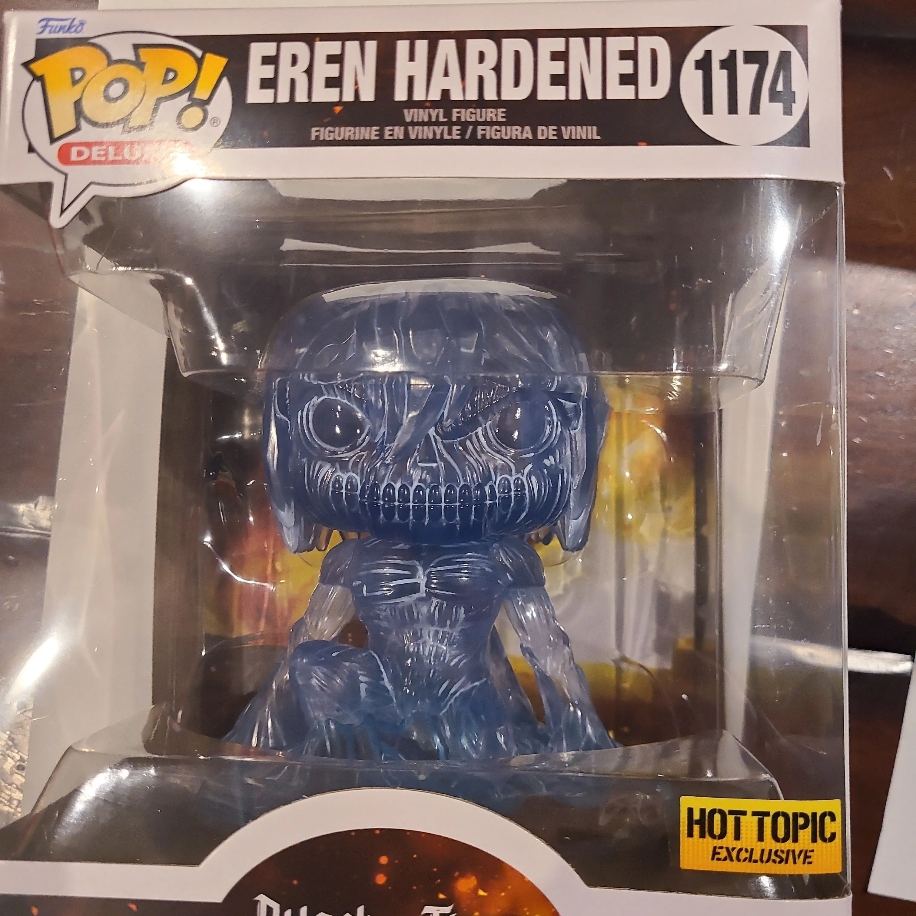 Product image for Funko Pop! Attack On Titan, Eren Hardened Pop Deluxe Hot Topic Exclusive. #1174