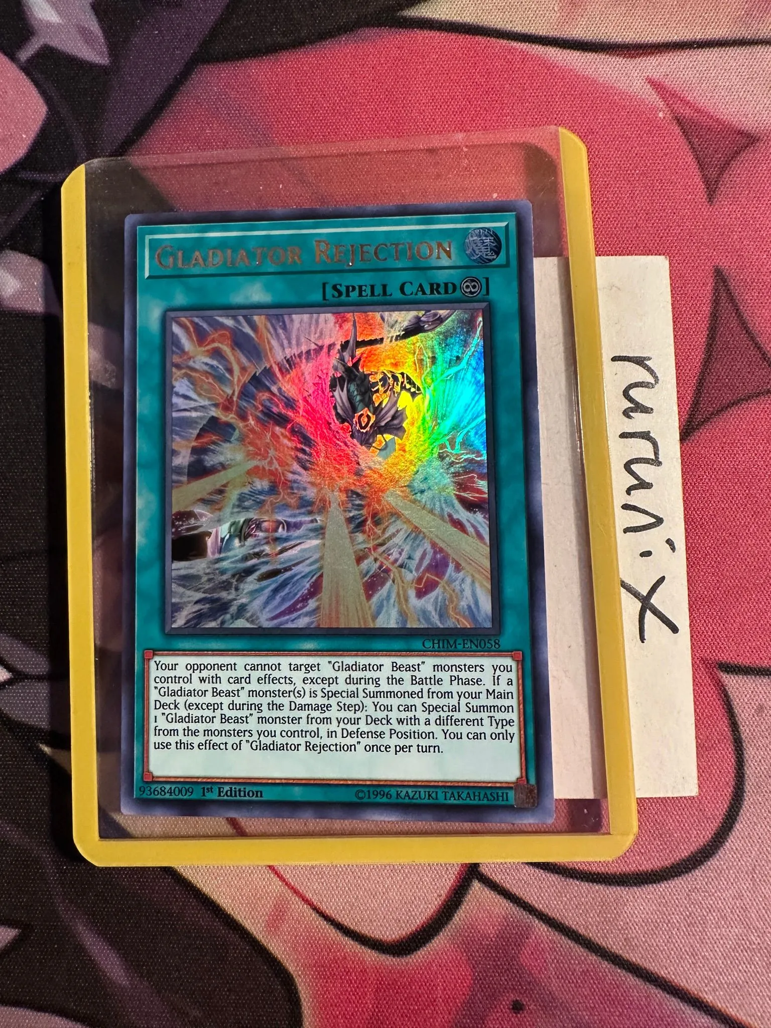 Yugioh Gladiator Rejection CHIM-EN058 Ultra Rare Chaos Impact (CHIM)   Whatnot: Shop, Sell, Connect