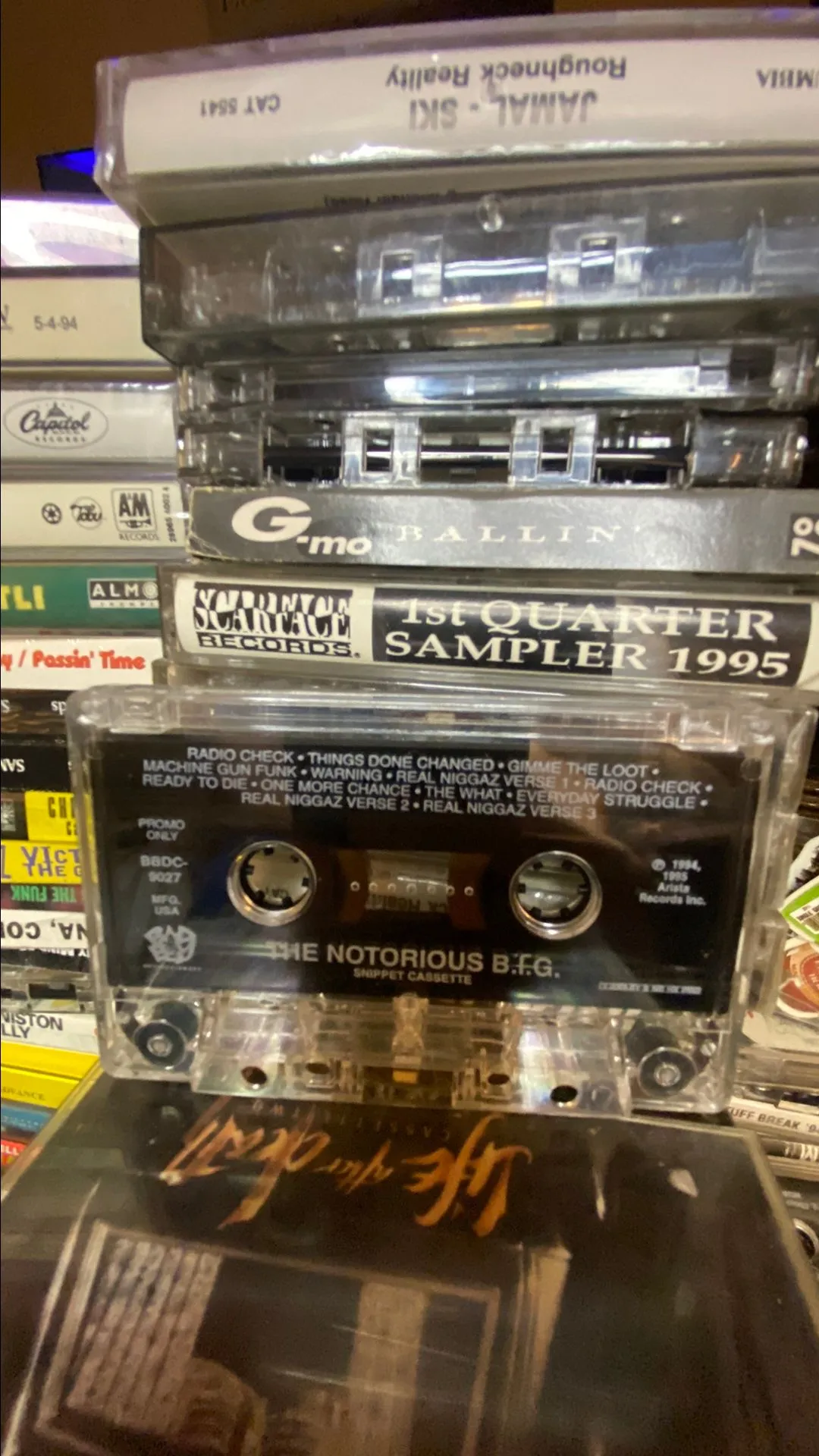 Product image for Notorious big ready to die west side story  sampler cassette used vg+