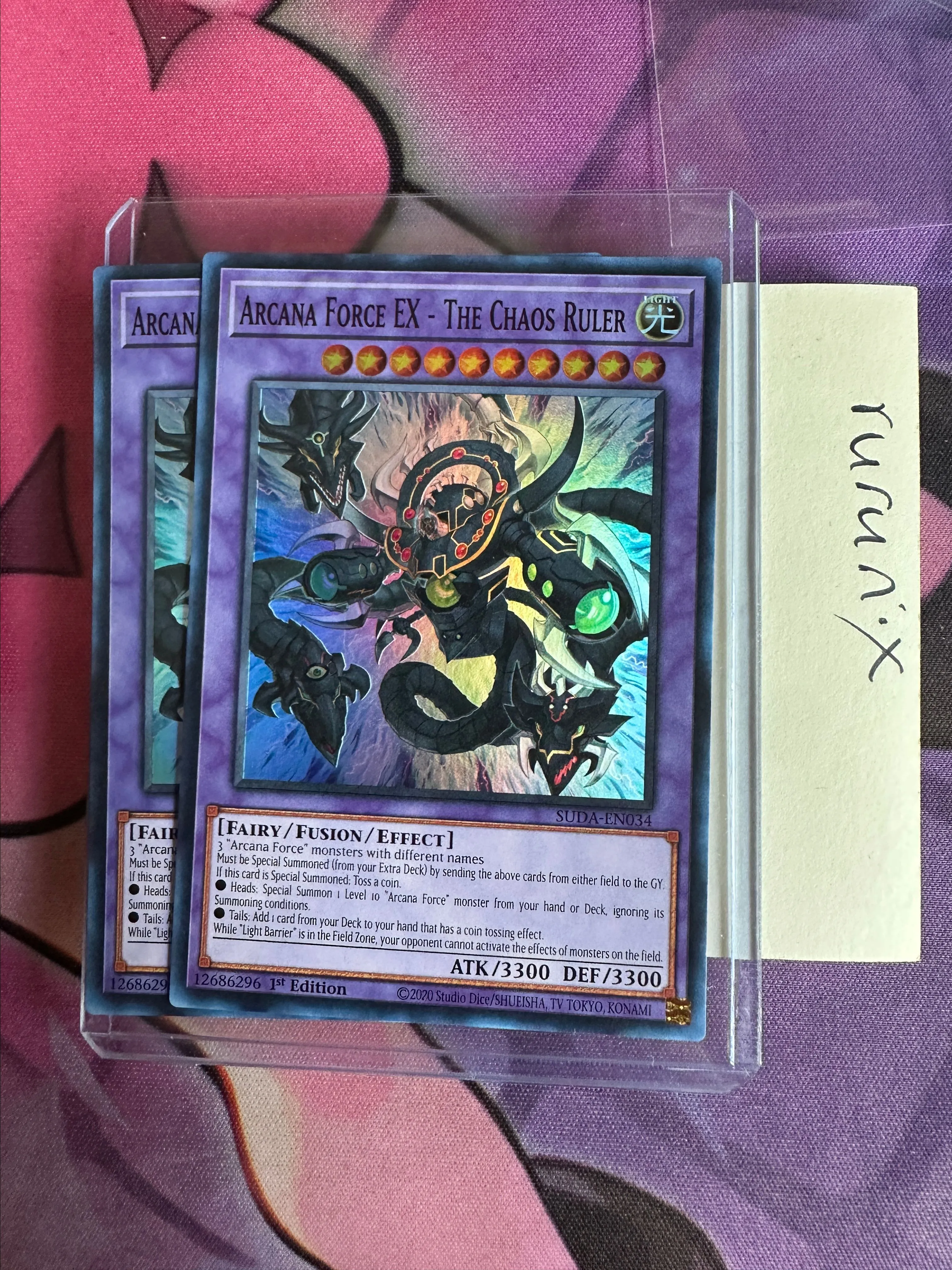 2x Yugioh Arcana Force EX - The Chaos Ruler (SR) SUDA-EN034 - Supreme  Darkness (SUDA)  Whatnot: Shop, Sell, Connect