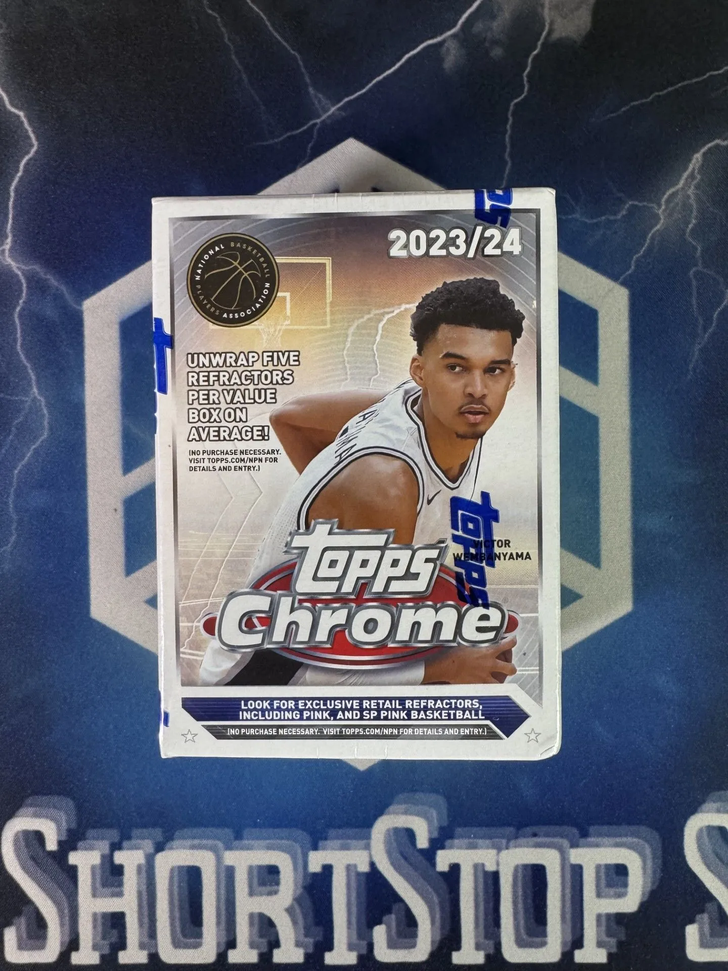 Product image for 2023-24 Topps Chrome Basketball Blaster Box