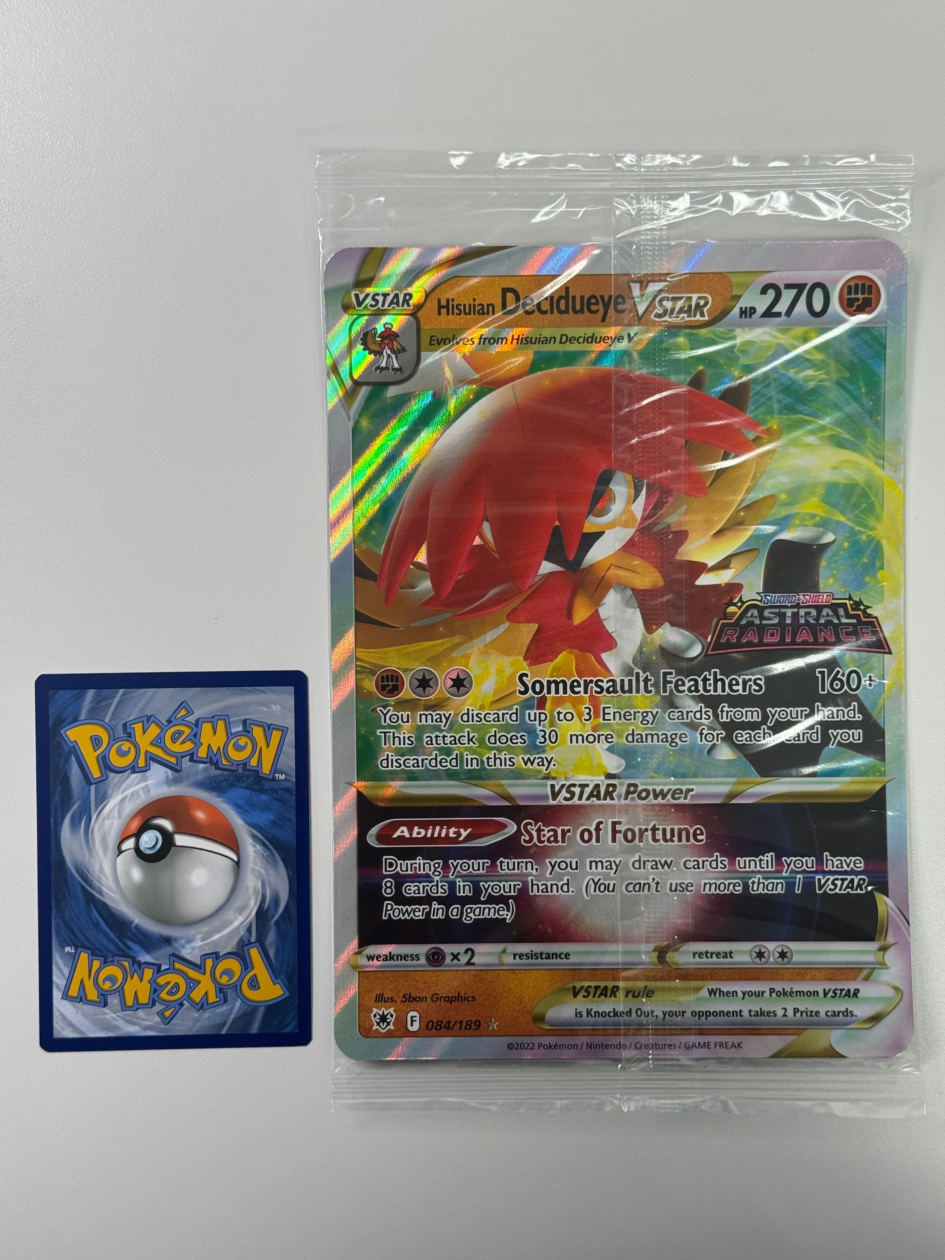 EU Exclusive Hisuian Decidueye VSTAR 084/189 Astral Radiance Stamped Promo  SEALED  Whatnot: Shop, Sell, Connect
