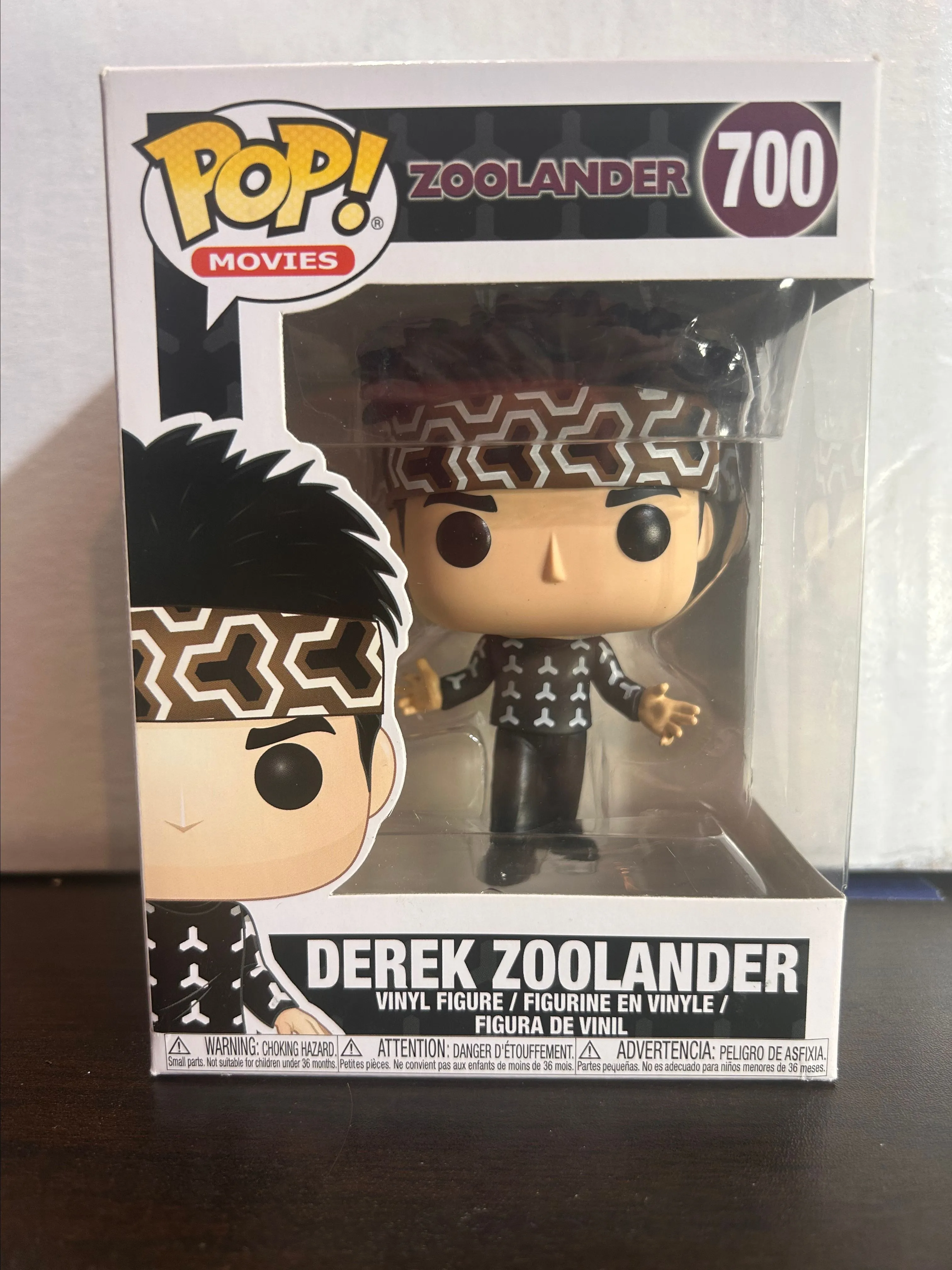 Product image for Derek Zoolander Movies Vaulted Funko Pop 700 With Protector