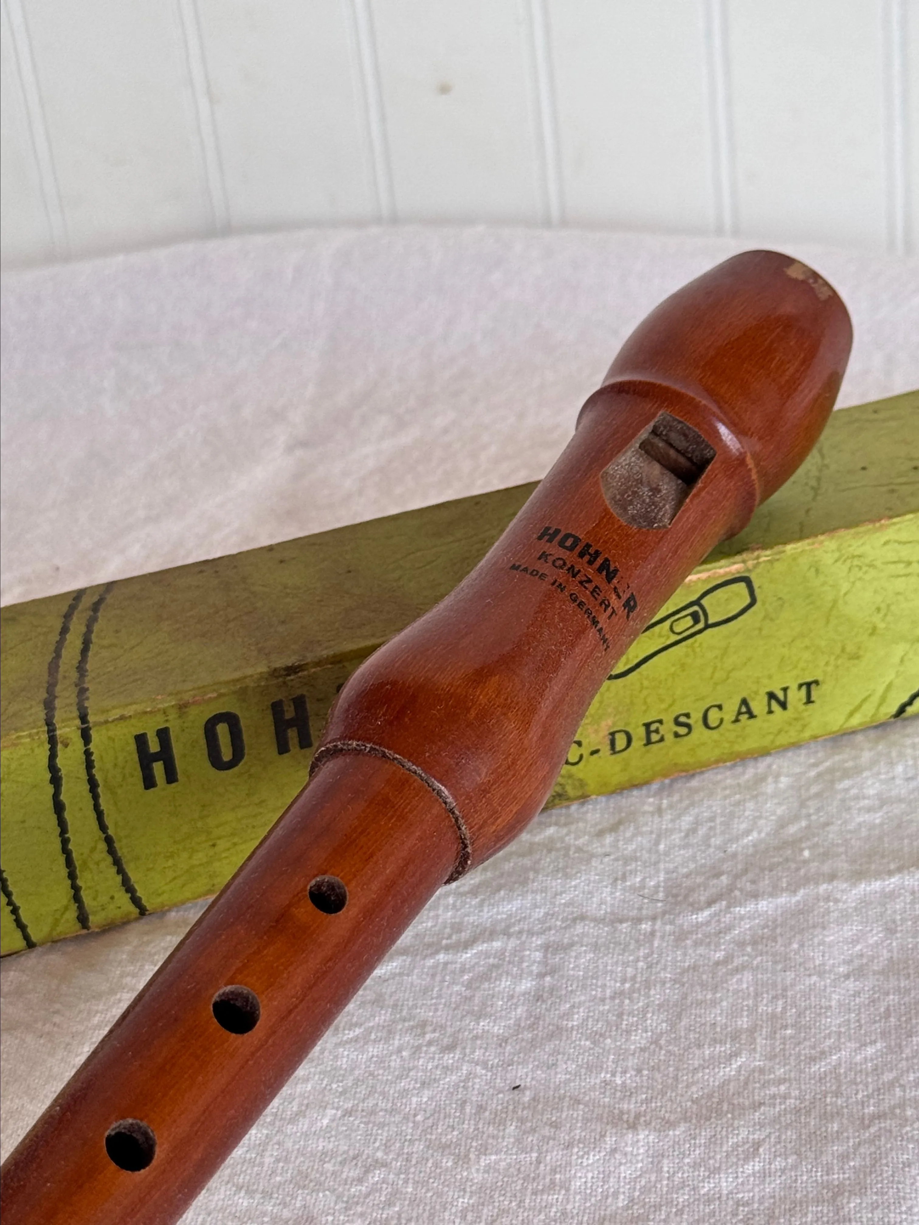 Product image for Vintage Hohner Recorder Germany C-Descant