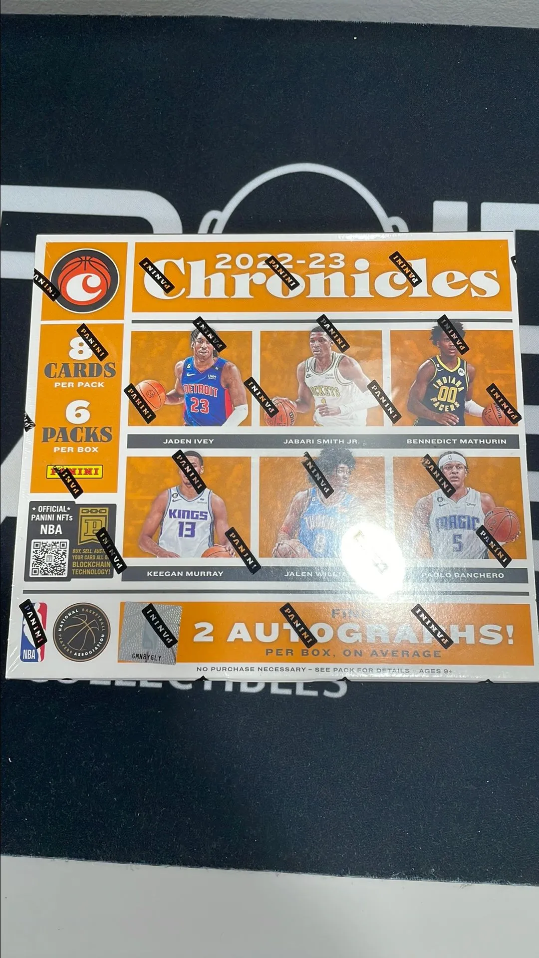 Product image for 1X- 22' Chronicles Hby Box 2 AUTO PER BOX (PAOLO CHET HUNT)