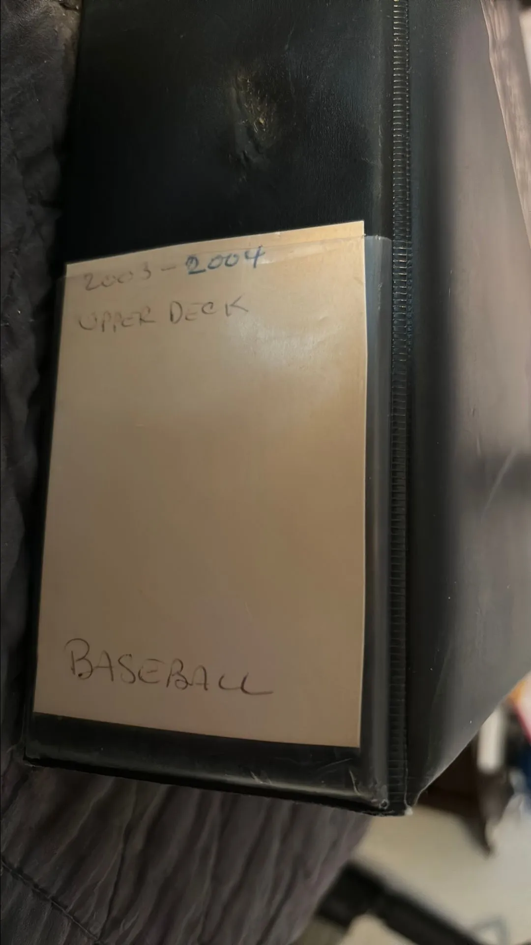Product image for 2003-2004 upper deck baseball whole binder