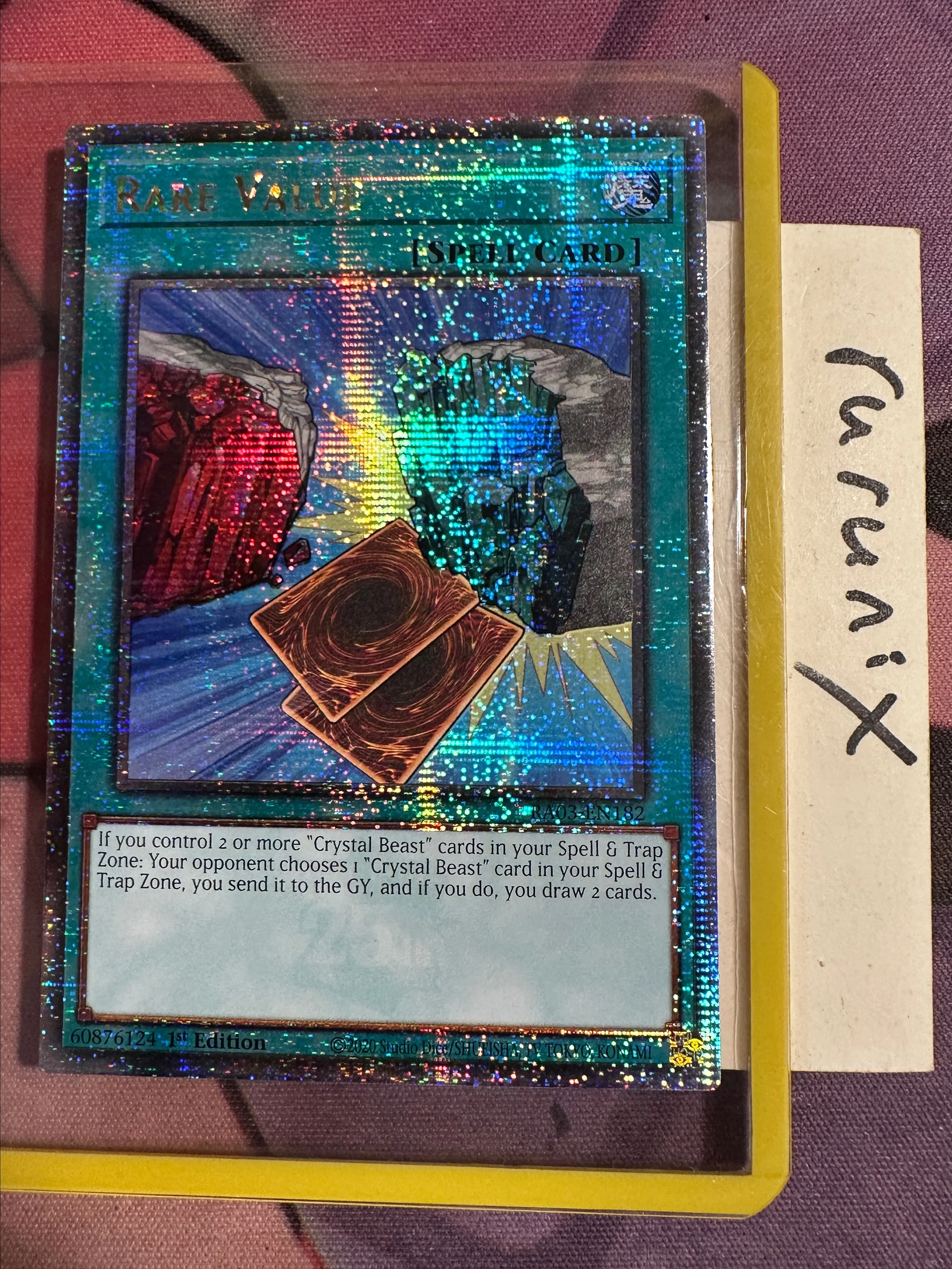 Yugioh Rare Value RA03-EN182 QCR Quarter Century Secret Rare - Quarter  Century Bonanza  Whatnot: Shop, Sell, Connect