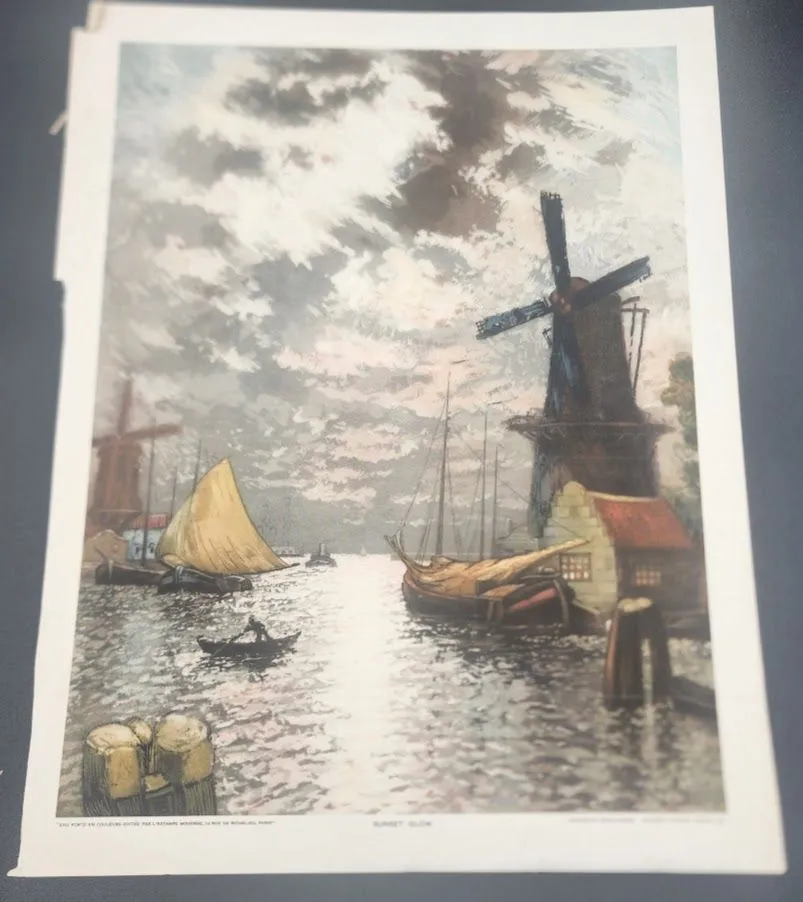 Product image for 1926 Pictorial Review Sunset Glow Heran Chabin