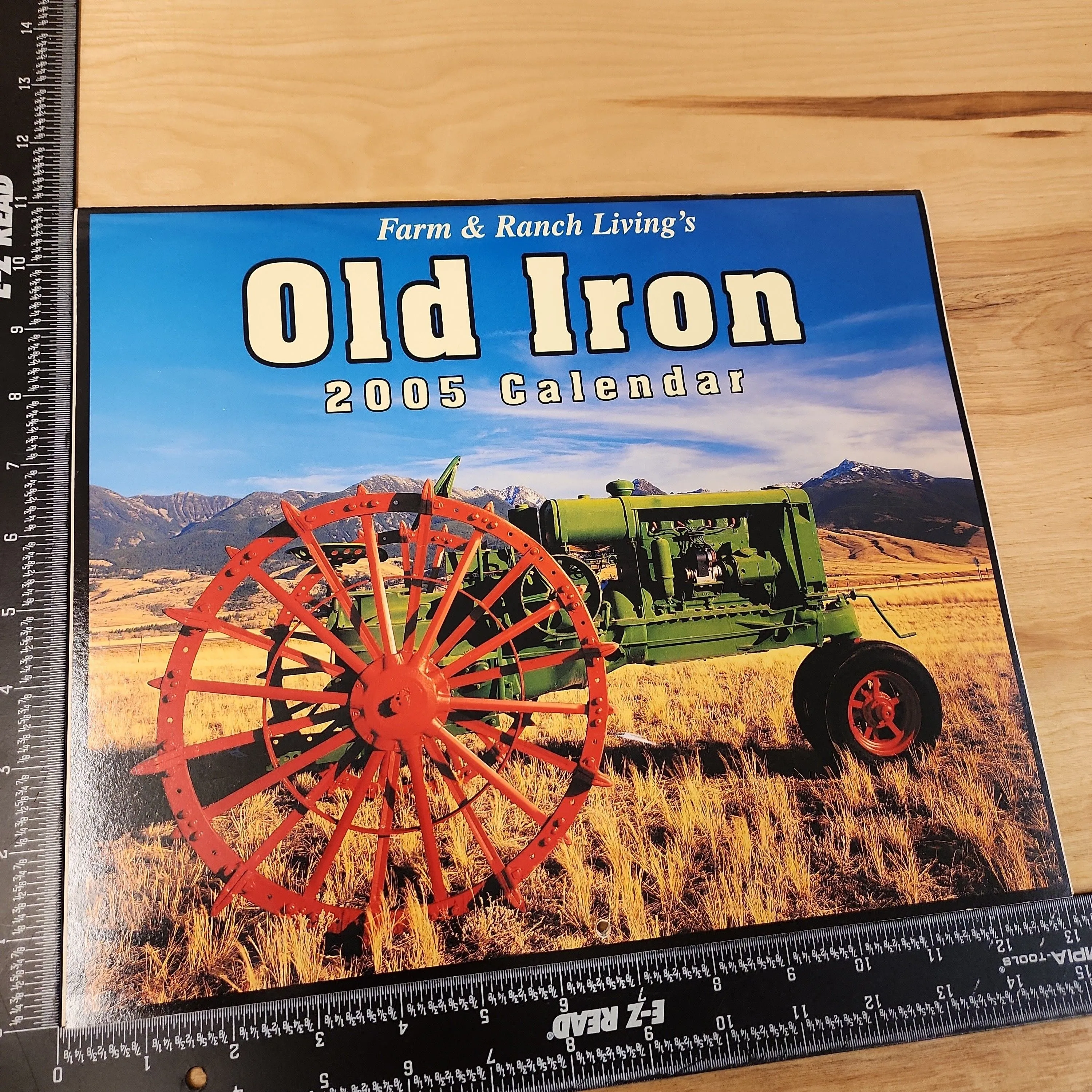 Product image for Old Iron Farm Living Tractors Photography Art Calendar 2005