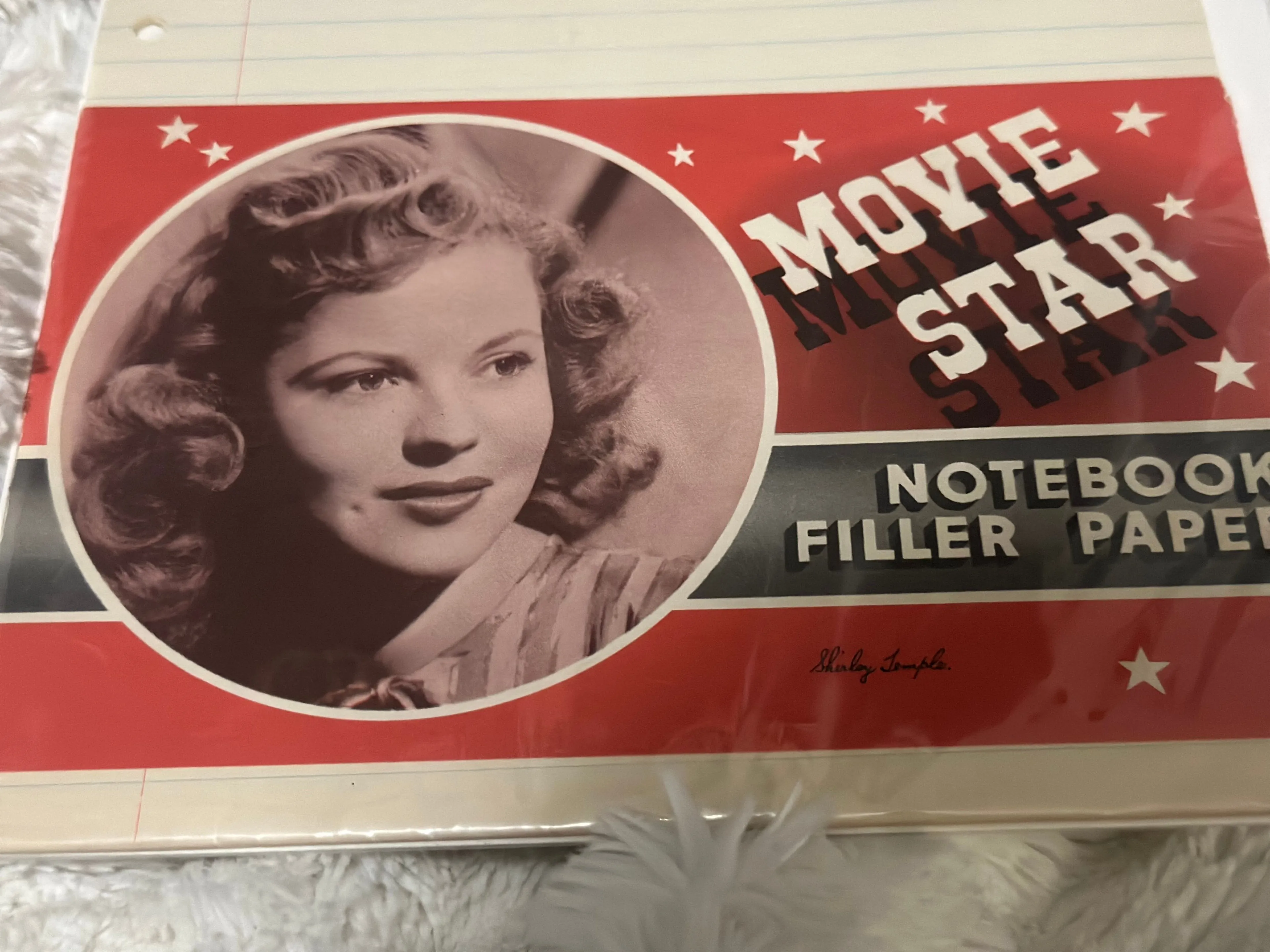 Product image for Shirley Temple Movie Star Notebook Filler Paper