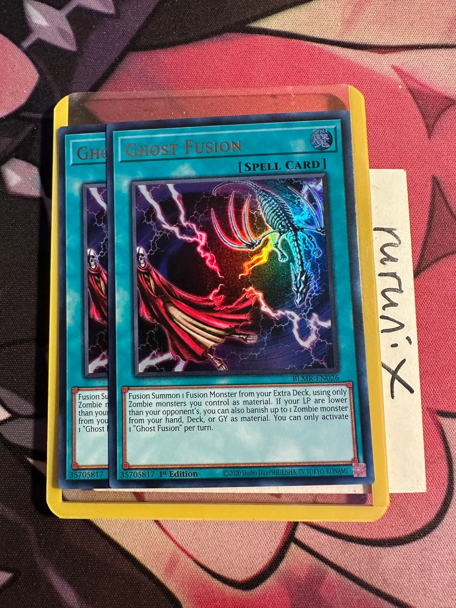 2x Yugioh Ghost Fusion BLMR-EN026 Ultra Rare Battles of Legend: Monstrous  Revenge (BLMR)  Whatnot: Shop, Sell, Connect