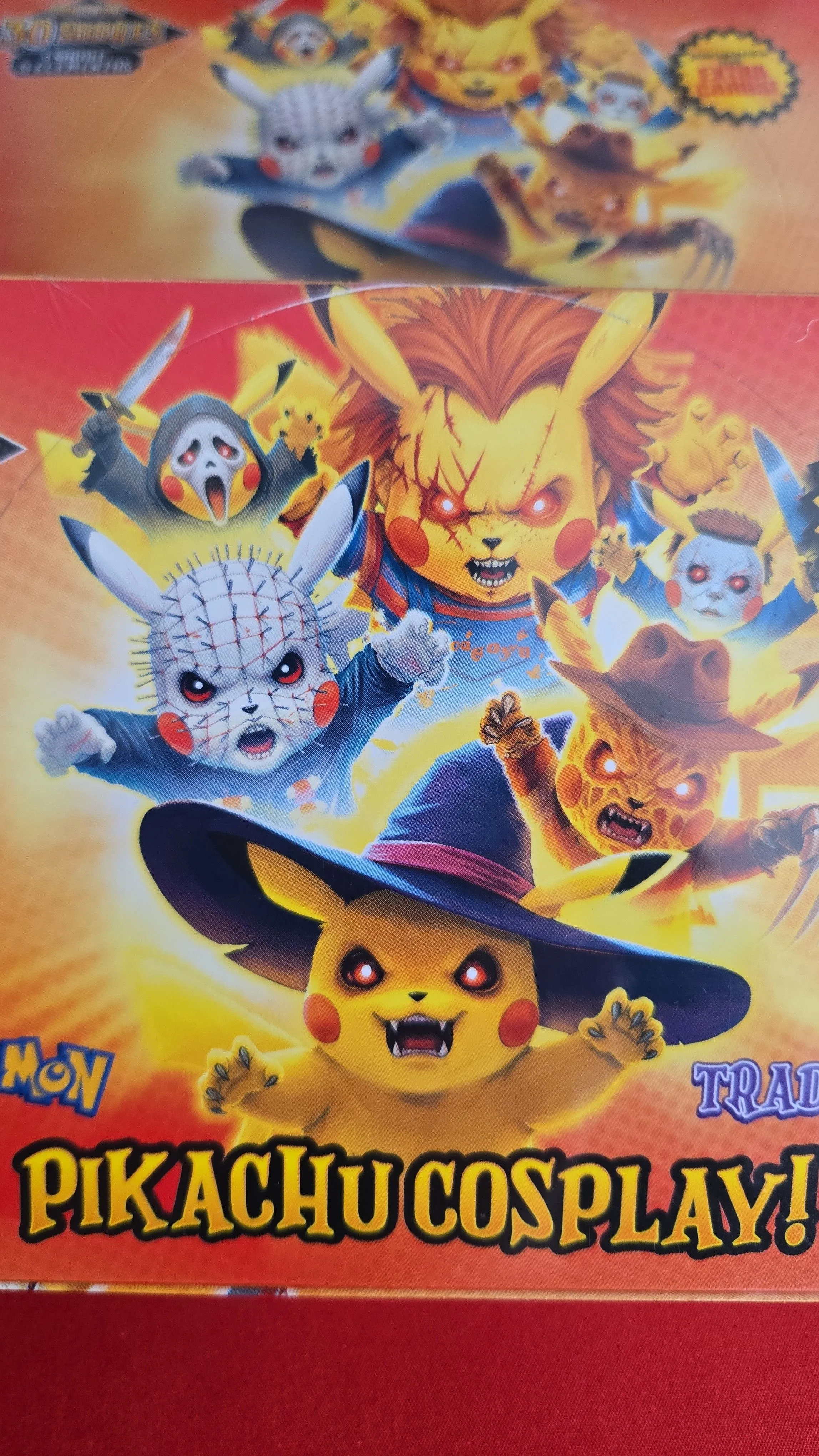 New Pikachu Cosplay Halloween Cards Box  30 Packs Limited Edition 2022 Pokmon  Pikachu TCG Collectible Card Game Sealed Boxes
