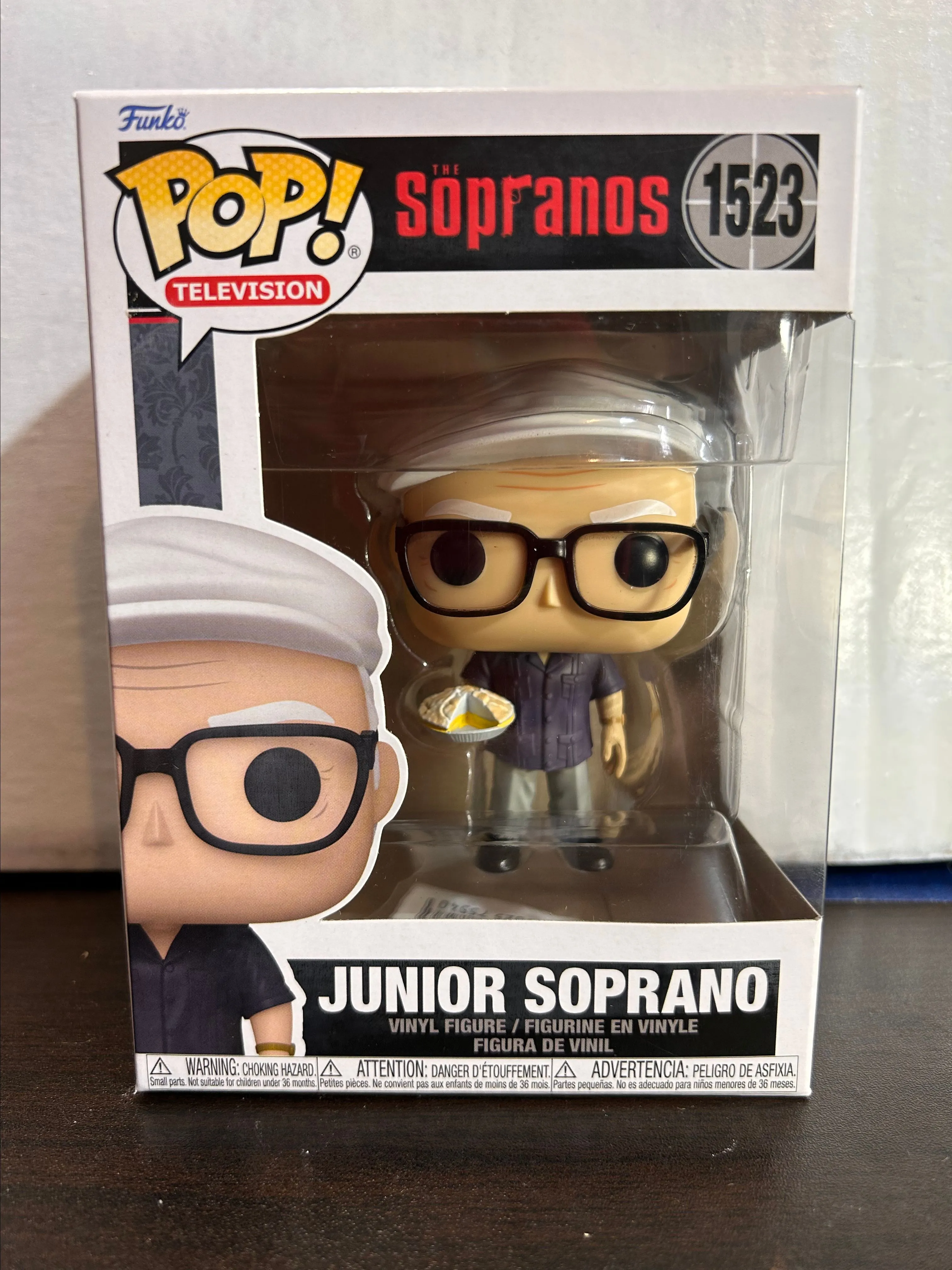 Product image for Junior Soprano The Sopranos Television Funko Pop 1523 With Protector