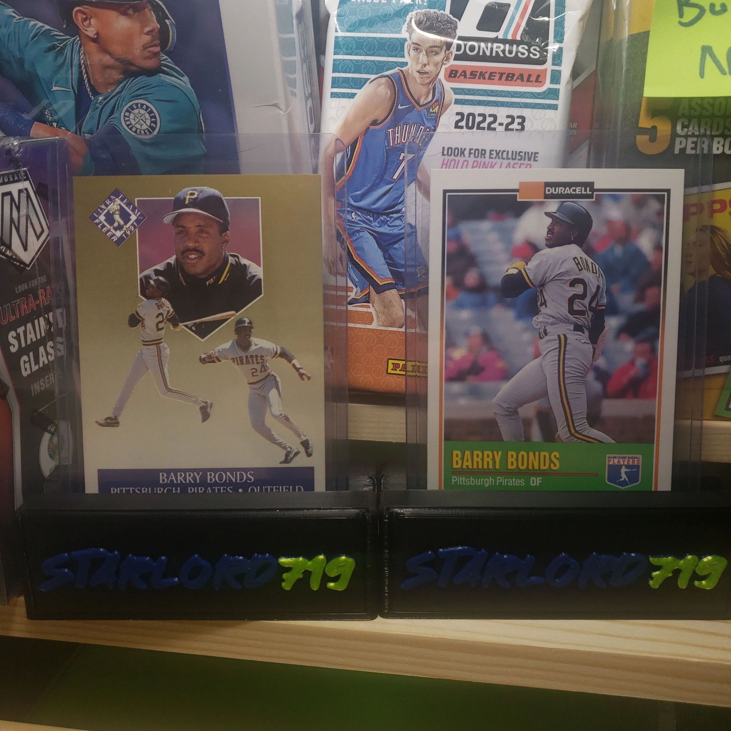 Product image for Barry Bonds 2 card lot (BB1)