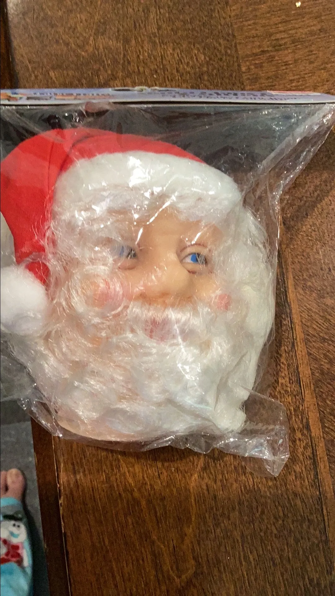 Product image for Vintage Santa Claus head and mittens