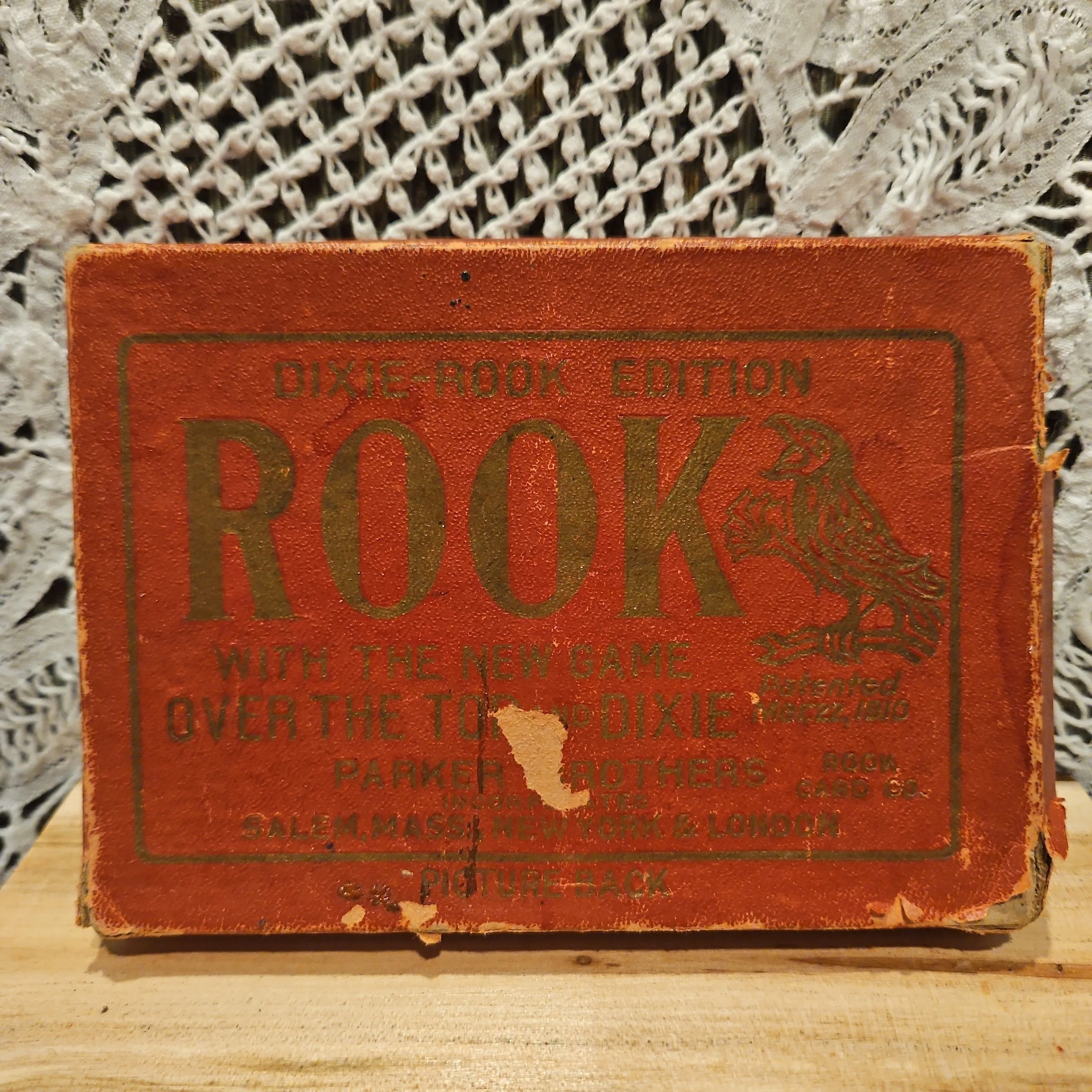 Product image for VINTAGE Rook Card Game 1920’s over The top And Dixie, Rook Card Co.