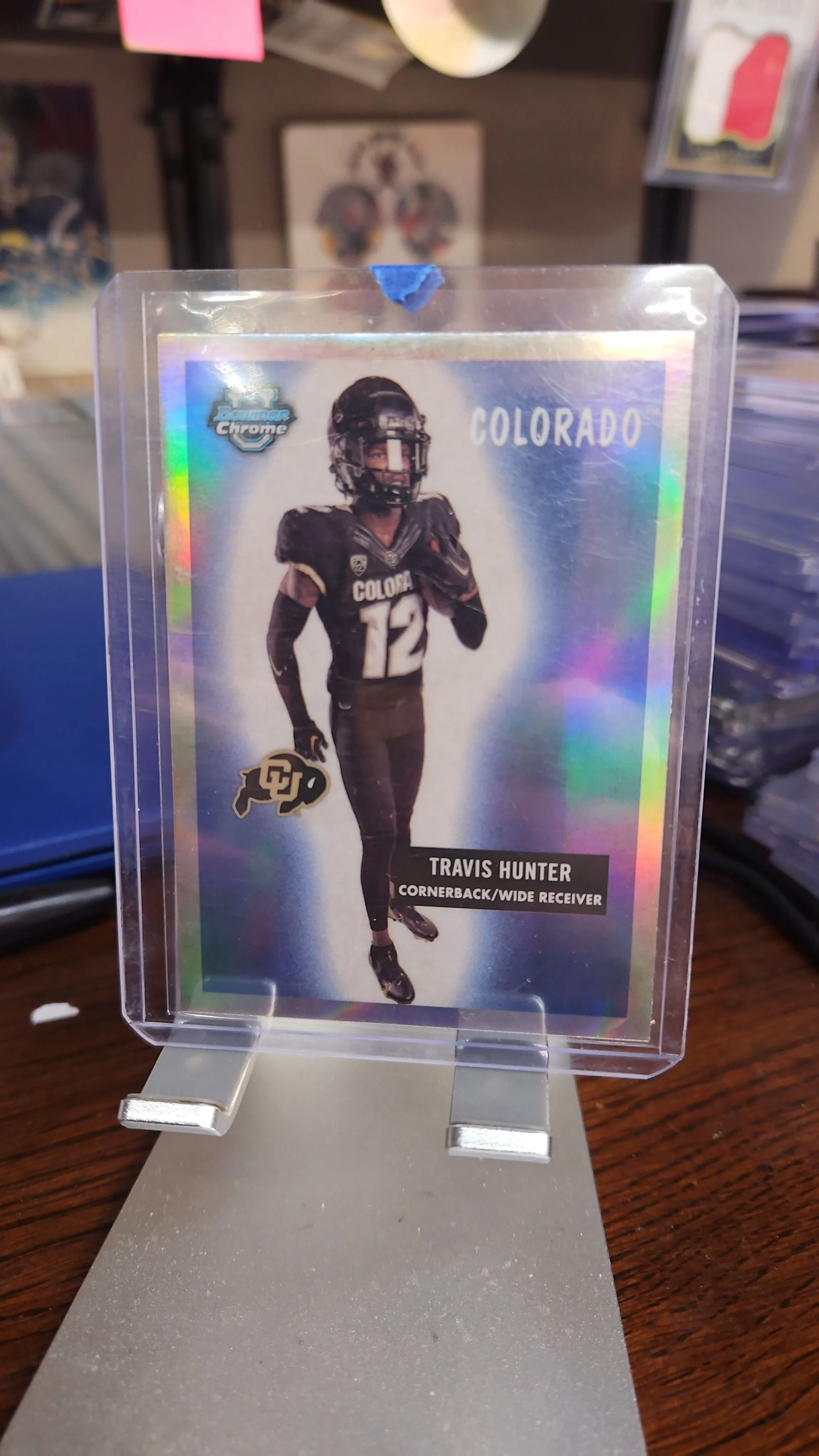 Product image for Travis Hunter Rookie...2023 Bowman U Chrome 1955 Bowman ....Colorado.....Jags