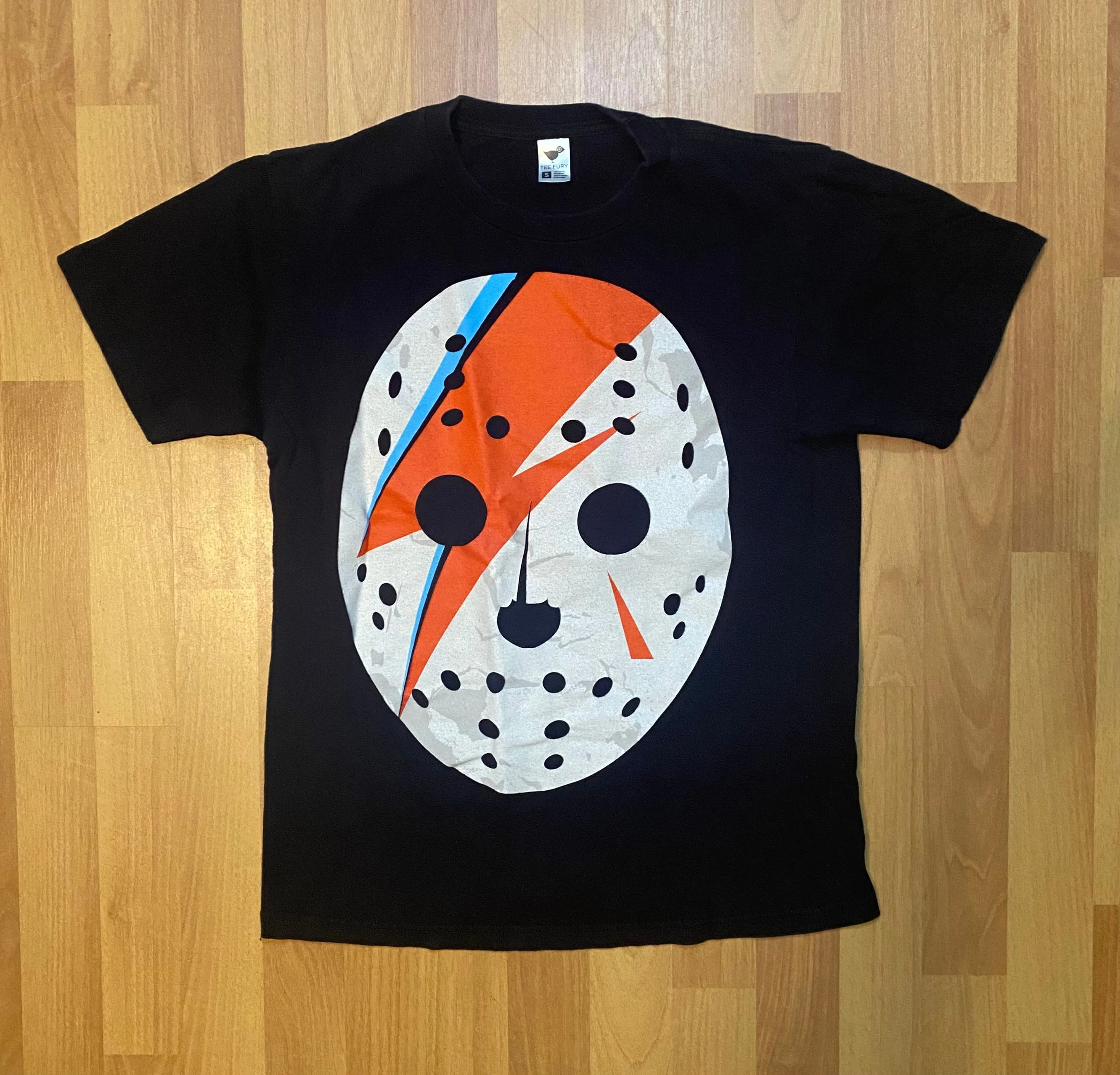 Product image for Vintage Hockey Mask Tee Flury Black T Shirt