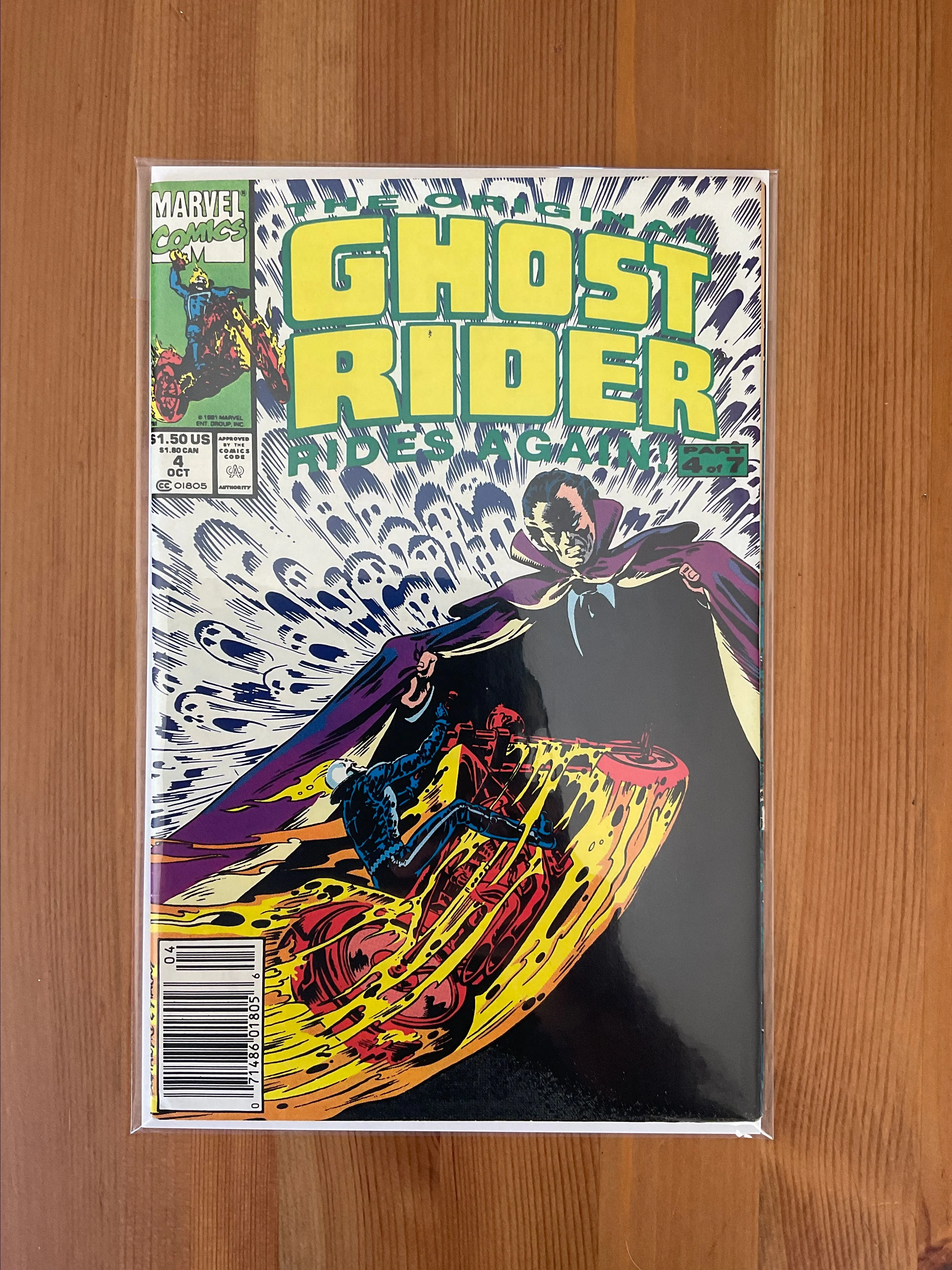 Product image for Ghost Rider Rides Again #4 (1991) Newstand