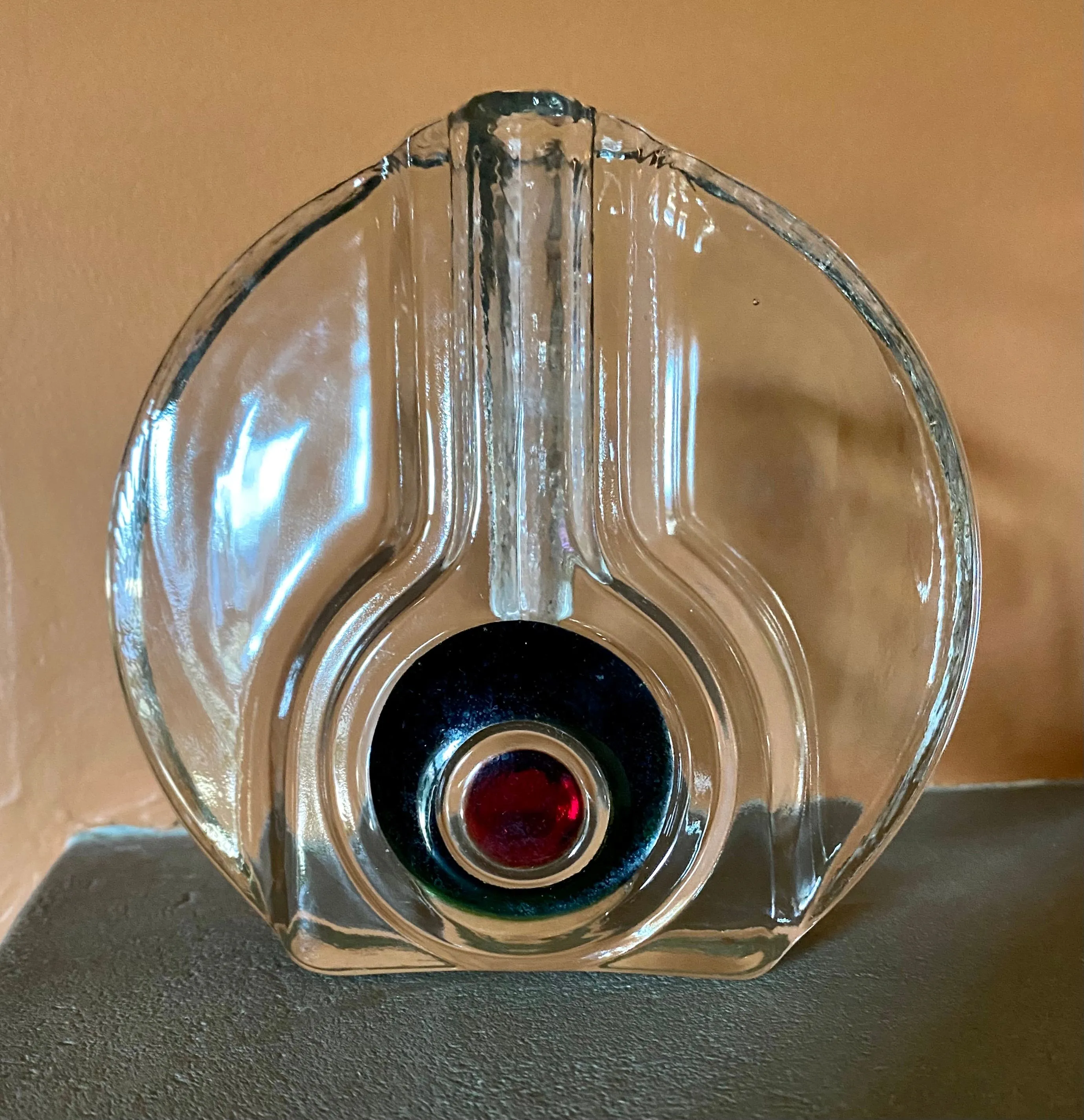 Product image for MCM Walther Glas H. Dusterhaus Solifleur block bullseye bud vase