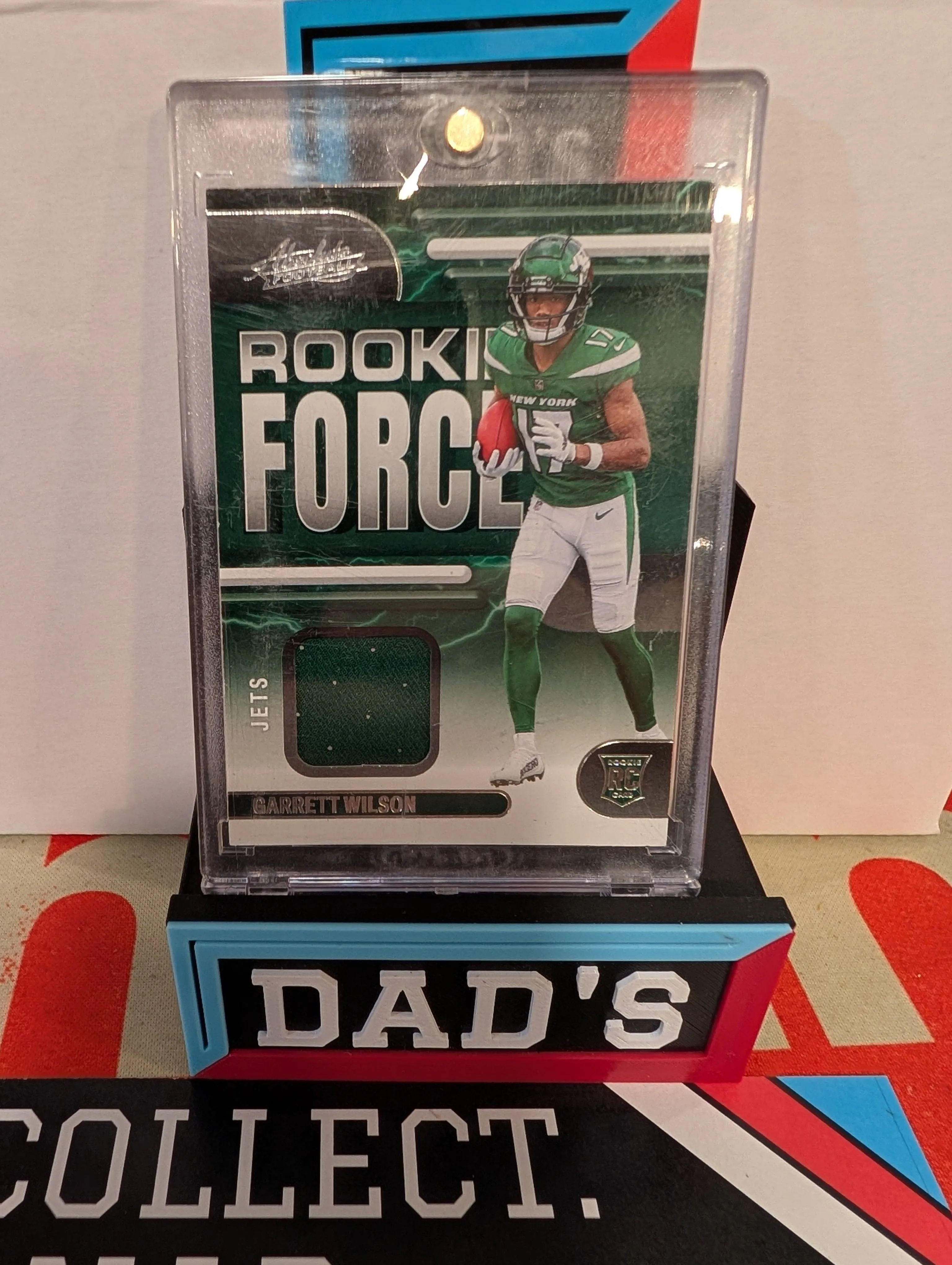Product image for Panini Absolute - Rookie Force Garrett Wilson #RF-6 (MEM, RC) Jets